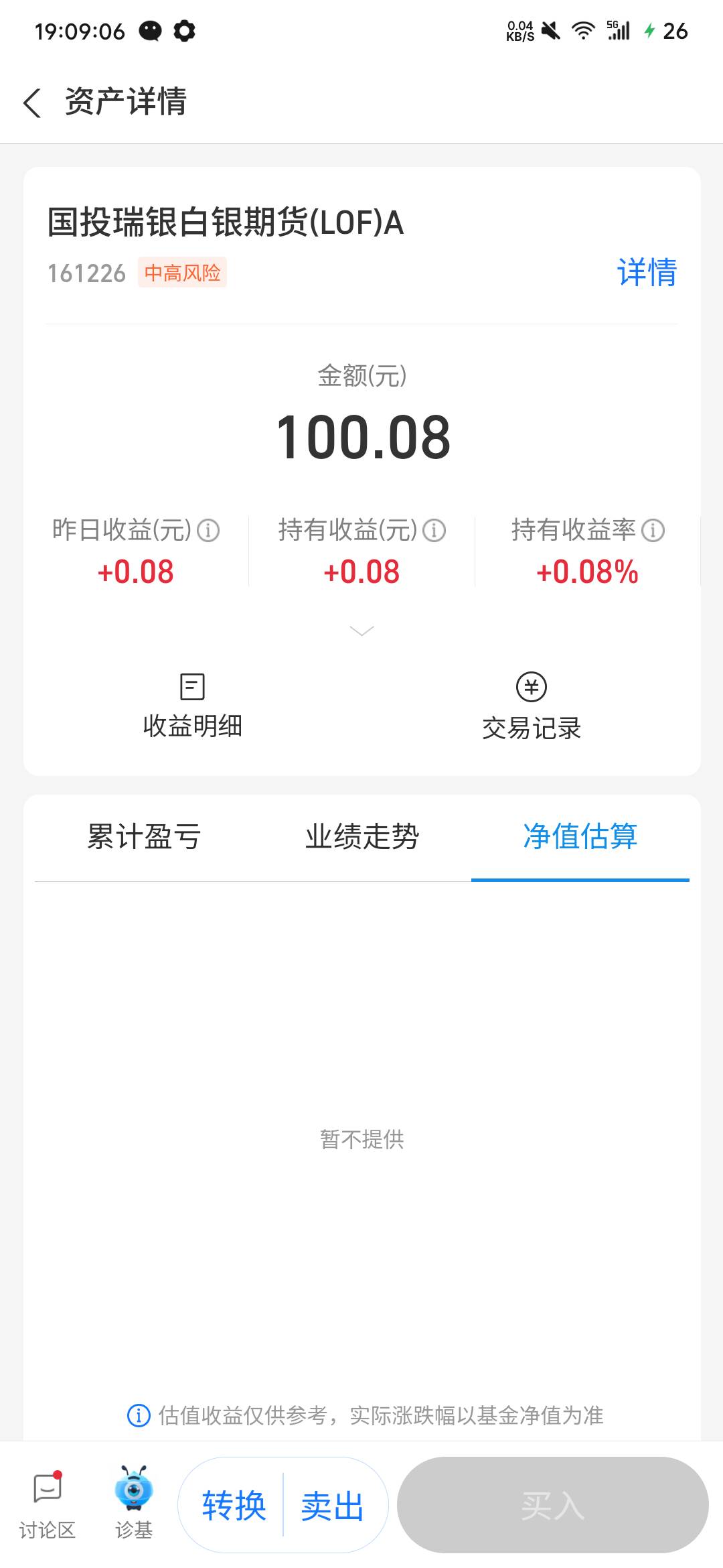 不是说白银lof好几十润吗，我怎么0.08啊

50 / 作者:小沫老公 / 
