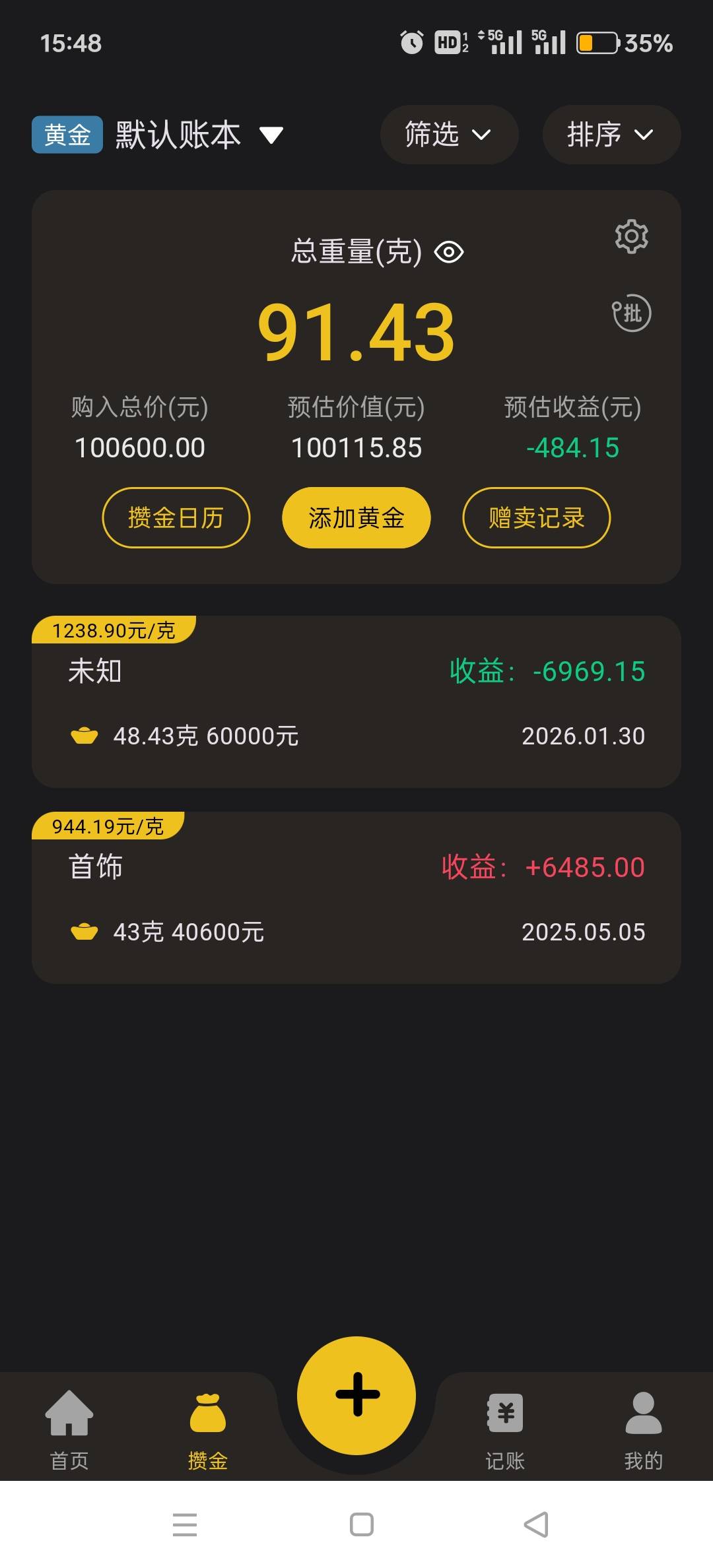 前天还赚1万5
现在亏500，麻了

56 / 作者:哎呀你莫说了 / 