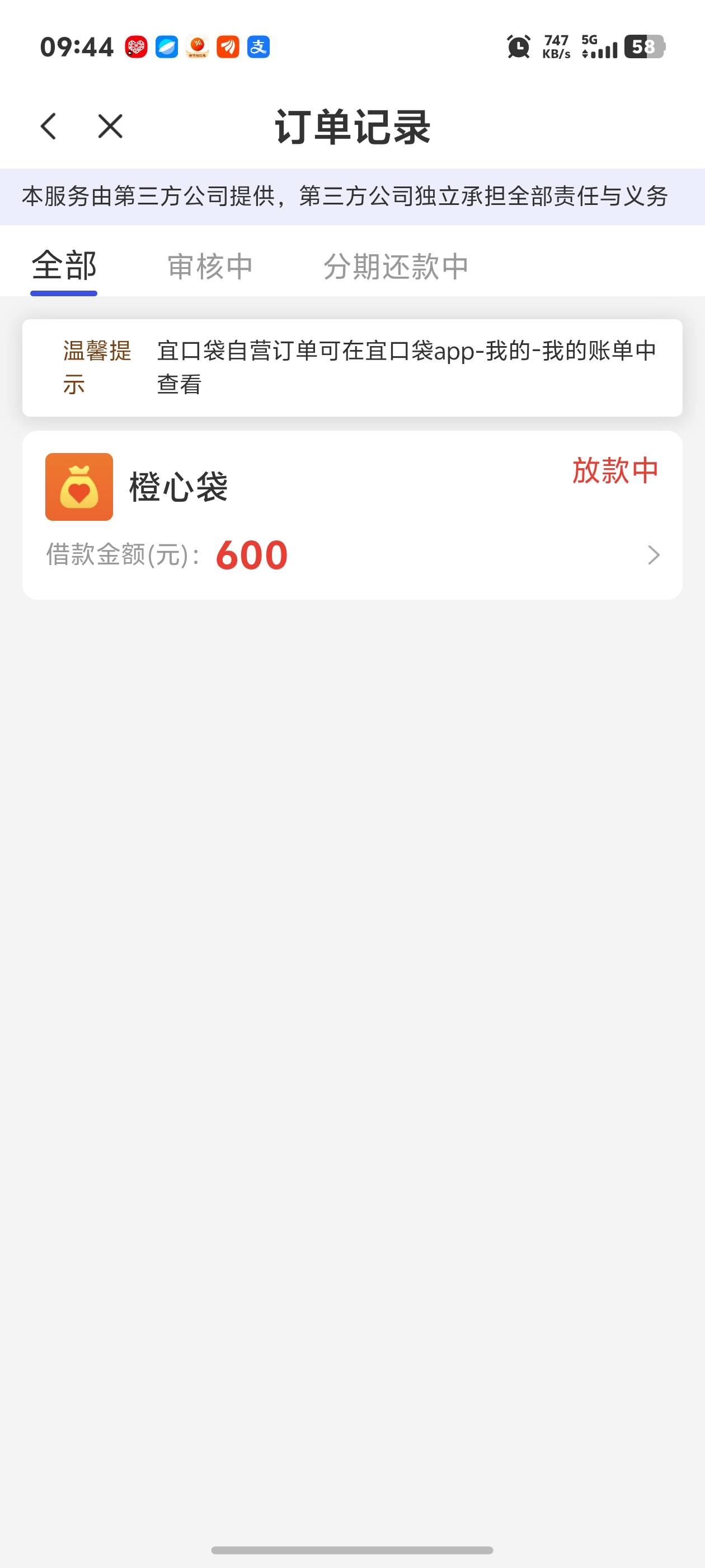 服了橙心货，之前的有短信1000秒拒，然后变500 先用后付会员继续秒拒。今天变成只能借90 / 作者:秋到冬来 / 