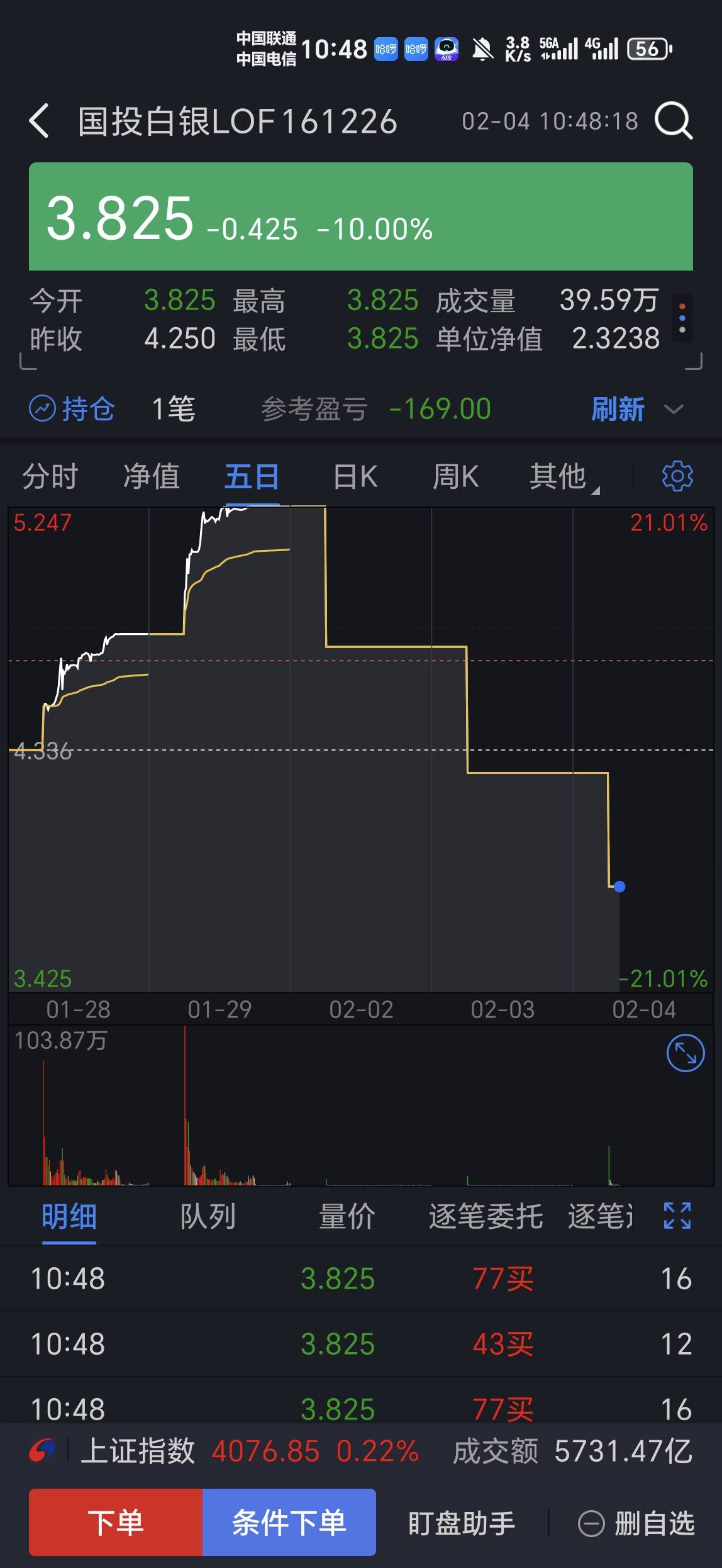 这白银怎么感觉还有5个跌停？可能还不止，要跌到1块才开？

10 / 作者:金牌讲师大司马 / 