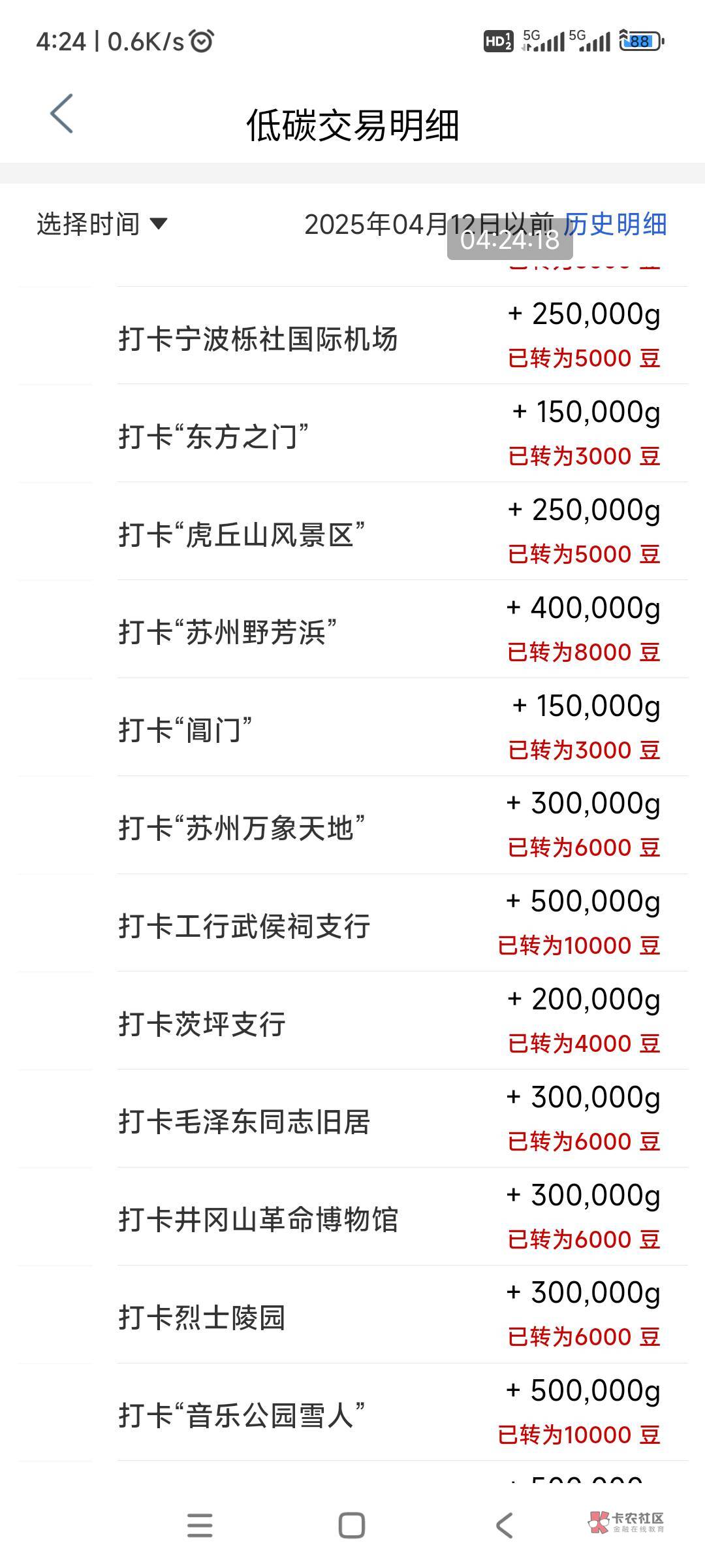 工行景点打卡昨天一天今天一天,全部毕业了
1、青海打卡、一共4.5万豆=45块
2、黑龙99 / 作者:回忆如烟烟如梦 / 工行景点打卡昨天一天今天一天,全部毕业了
1、青海打卡、一共4.5万豆=45块
2、黑龙99 / 作者:回忆如烟烟如梦 /