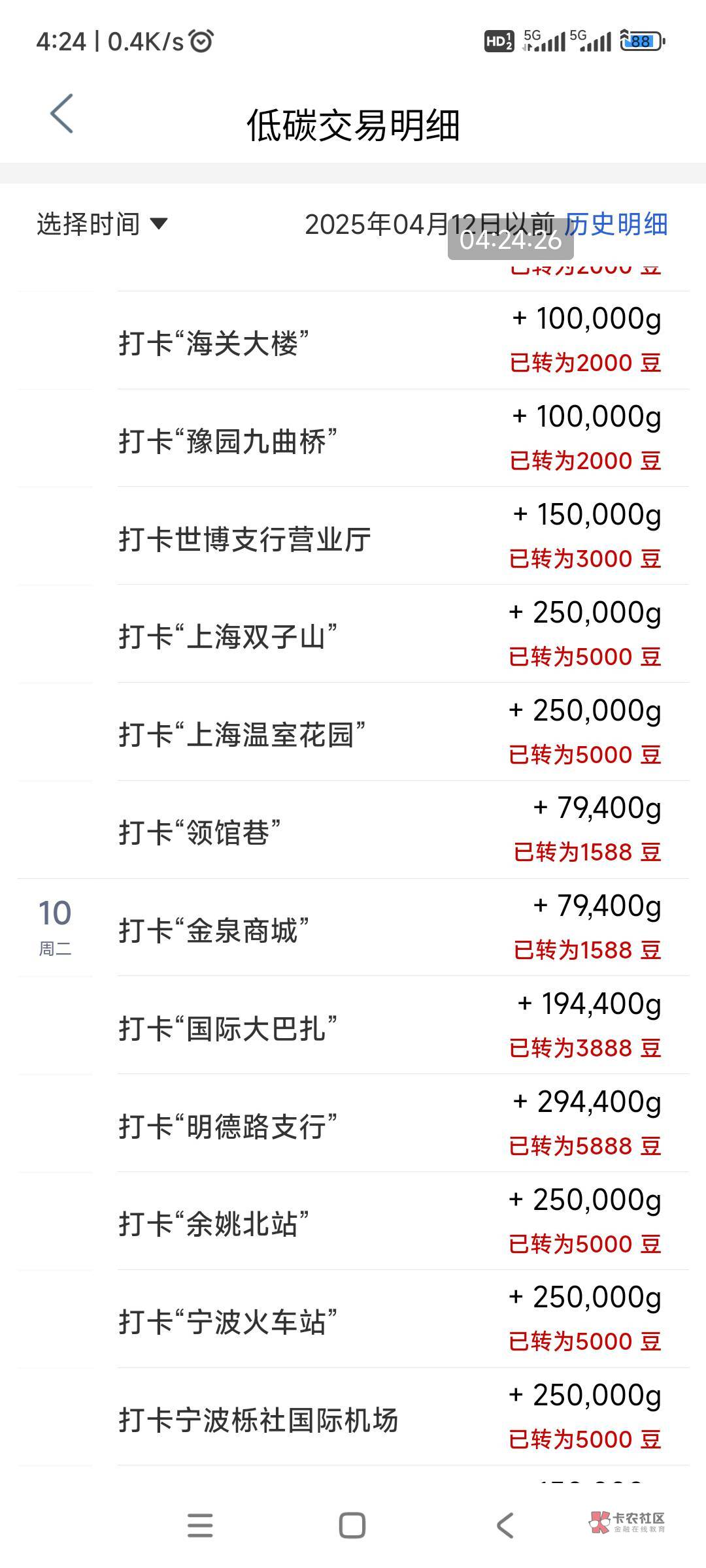 工行景点打卡昨天一天今天一天,全部毕业了
1、青海打卡、一共4.5万豆=45块
2、黑龙40 / 作者:回忆如烟烟如梦 / 工行景点打卡昨天一天今天一天,全部毕业了
1、青海打卡、一共4.5万豆=45块
2、黑龙40 / 作者:回忆如烟烟如梦 /