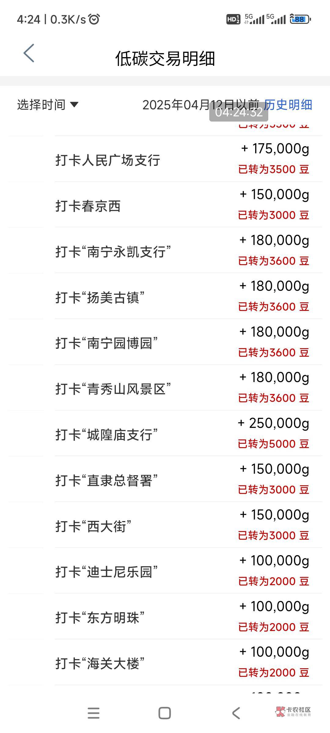 工行景点打卡昨天一天今天一天,全部毕业了
1、青海打卡、一共4.5万豆=45块
2、黑龙35 / 作者:回忆如烟烟如梦 / 工行景点打卡昨天一天今天一天,全部毕业了
1、青海打卡、一共4.5万豆=45块
2、黑龙35 / 作者:回忆如烟烟如梦 /
