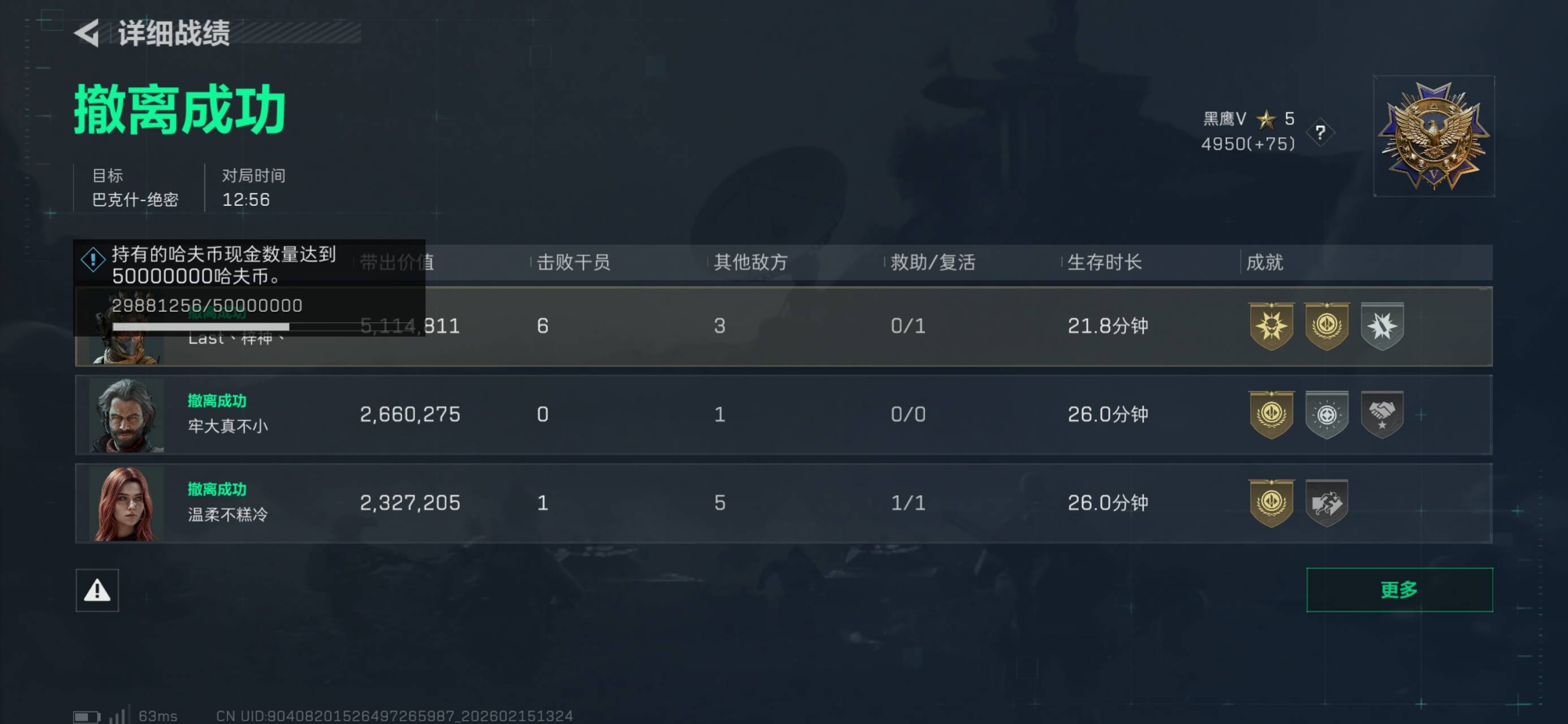 老鼠就是老鼠，送的六T都舍不得起五弹，三队六T枪里全塞的四级弹

20 / 作者:烫英涛 / 