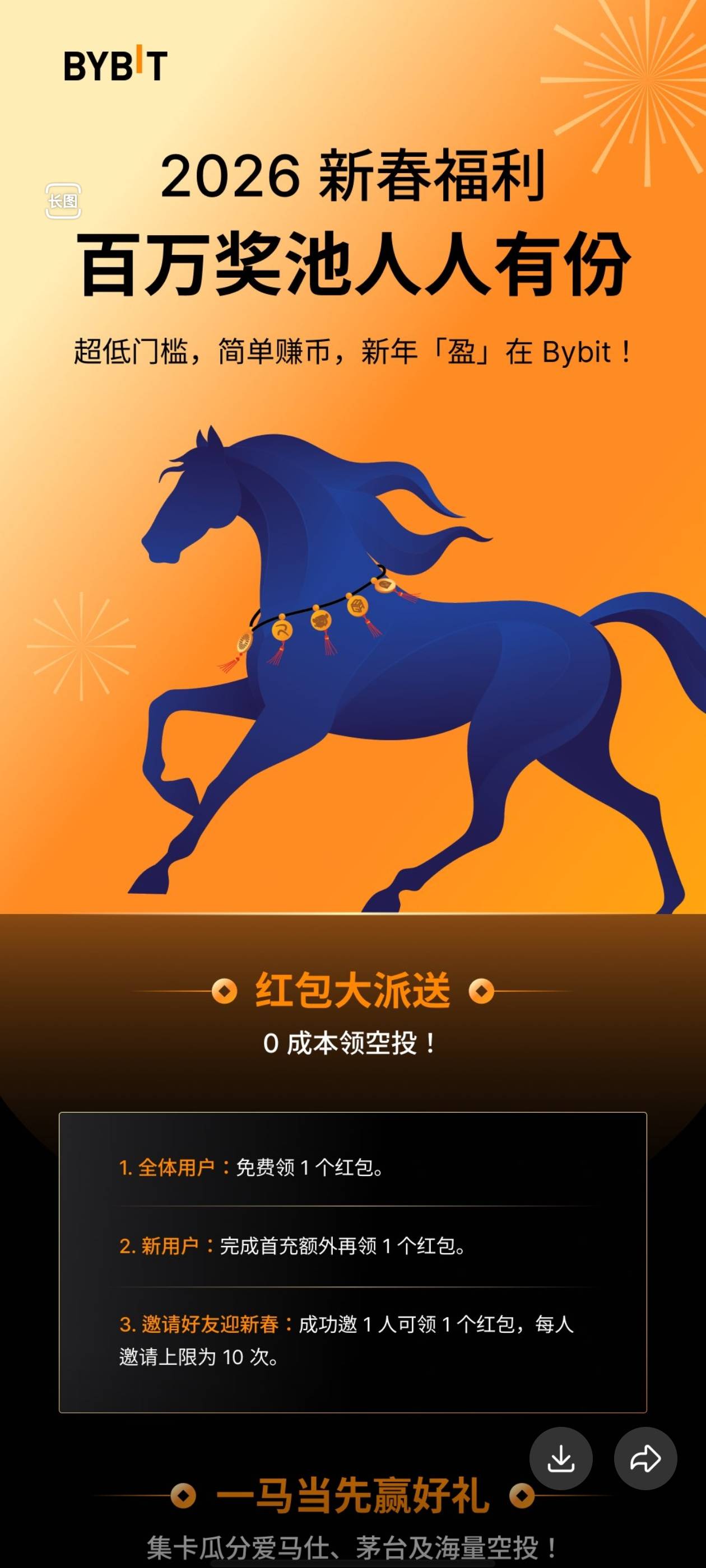 bybit老用户领红包 跟bn一样的
看脸大包

40 / 作者:xq06 / 