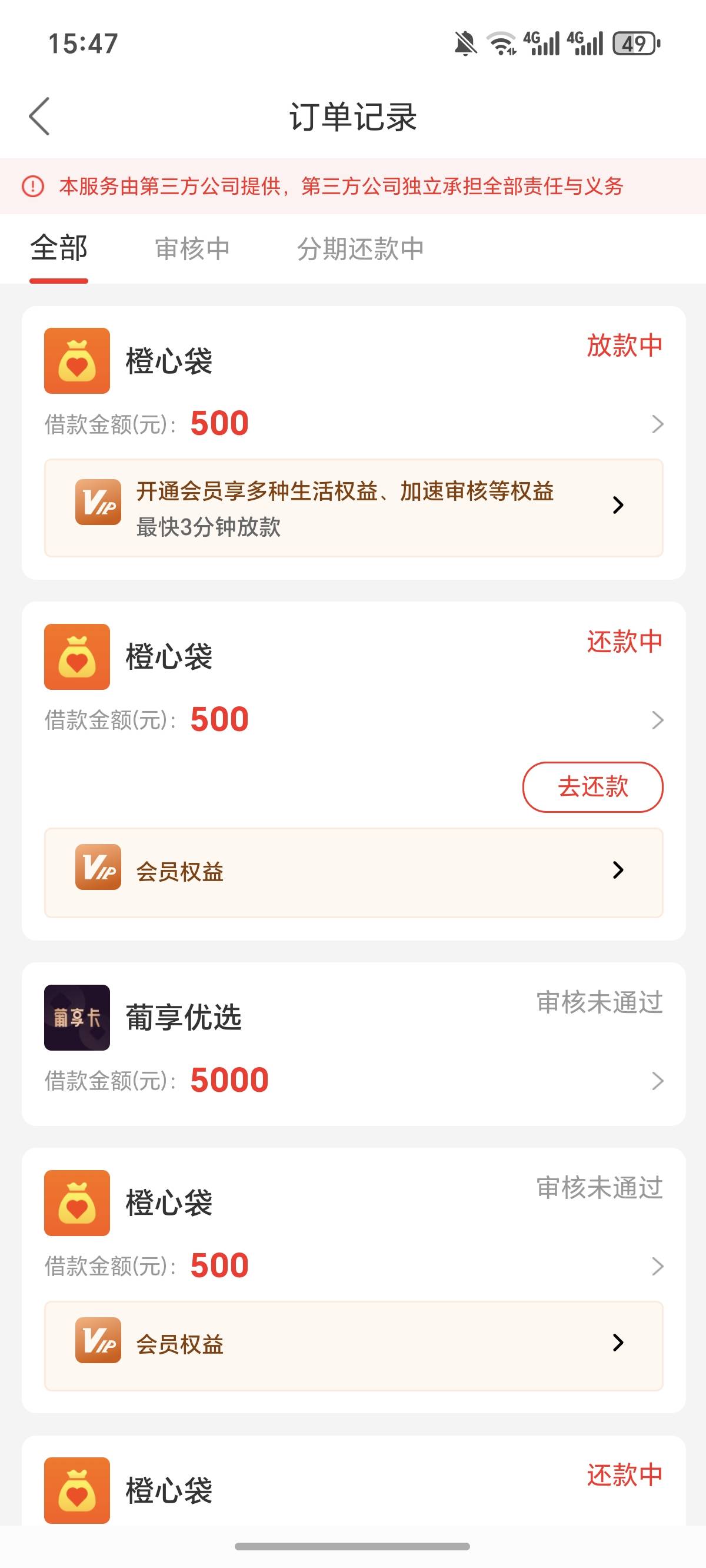 老哥们，这个现在该怎么弄，在橙心贷上面额度提升，开的先用后付399提升额度3000，然23 / 作者:逞强- / 