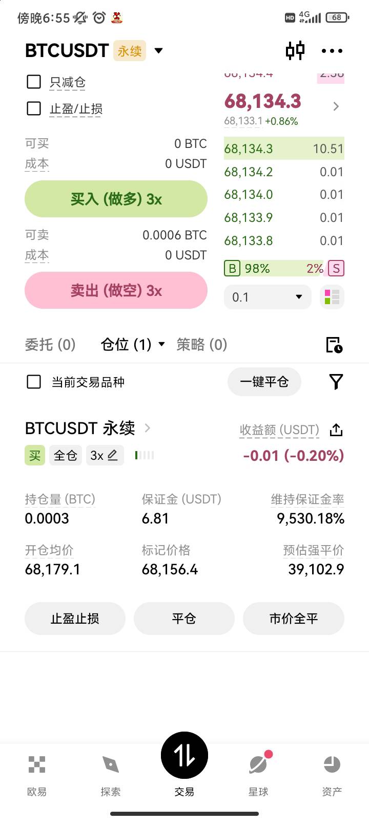 老哥们，我这个啥意思？怎么卖，这个不刺激

68 / 作者:你刀哥哥呀 / 