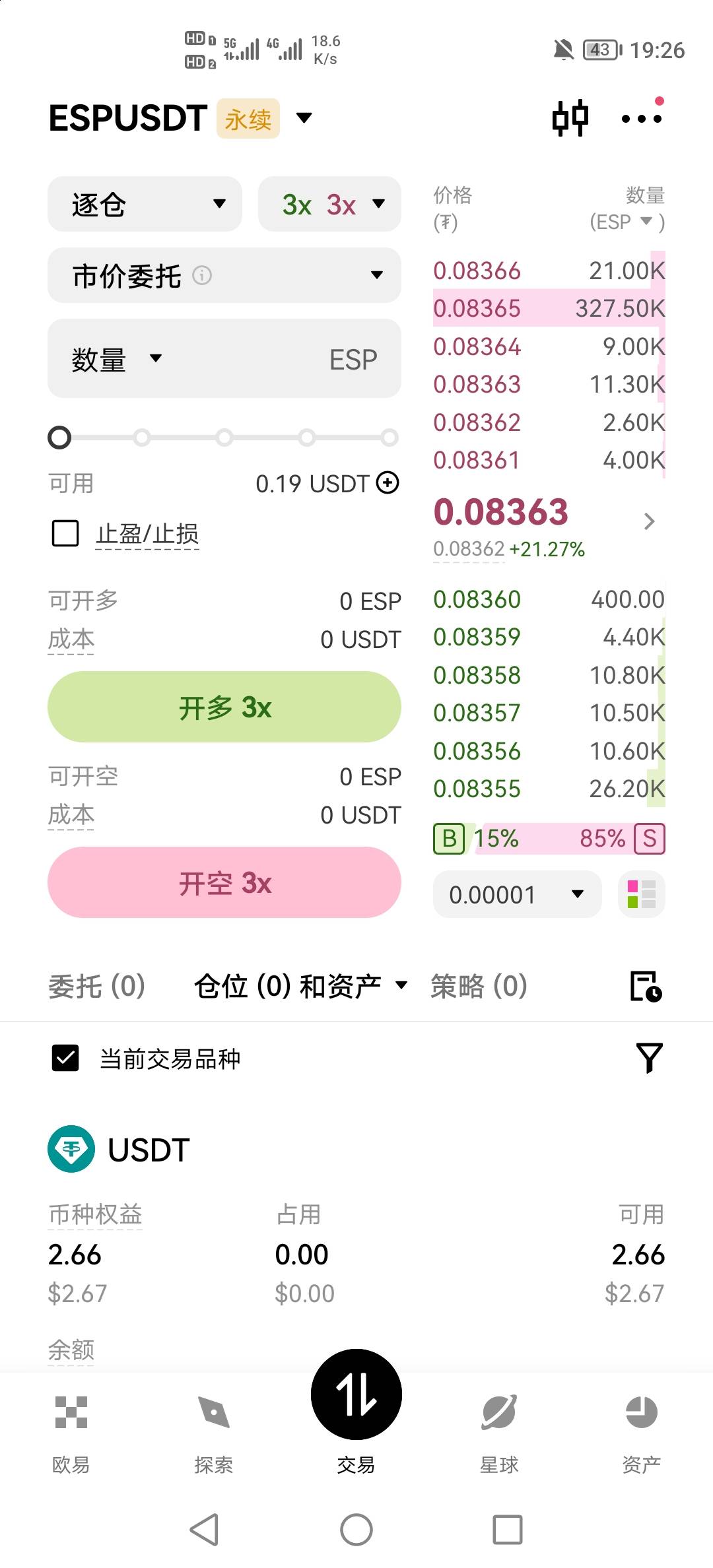 老哥们，我体验金怎么买不了别的币？

46 / 作者:挂壁老哥饿了mm / 