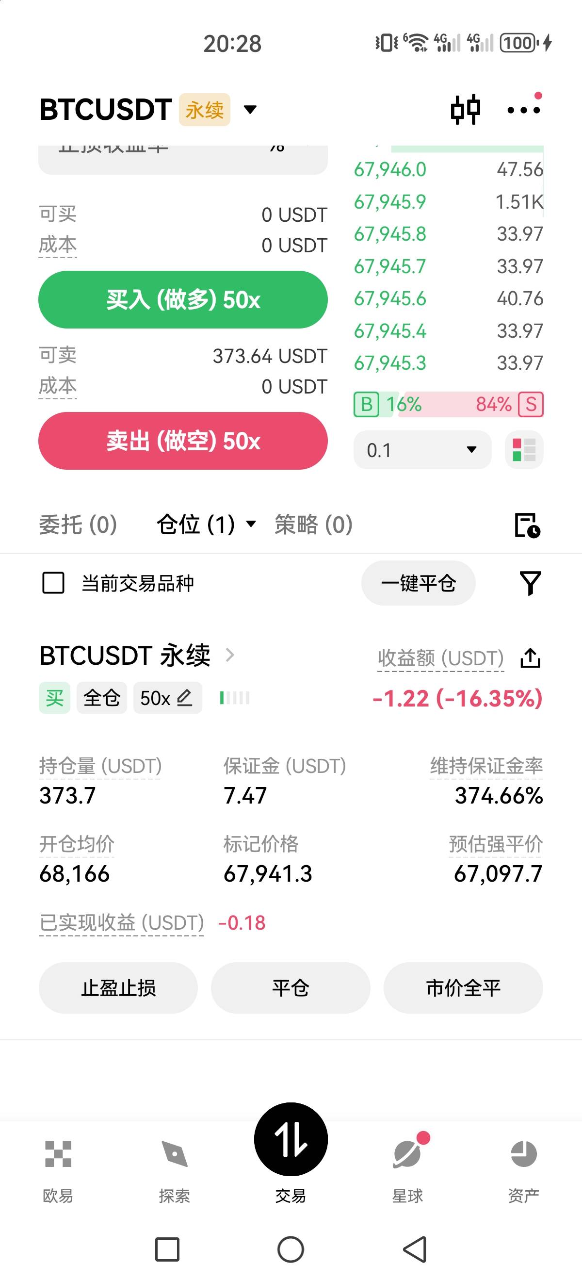这个样子 目前就是 亏损状态吧  


73 / 作者:佬衲 / 