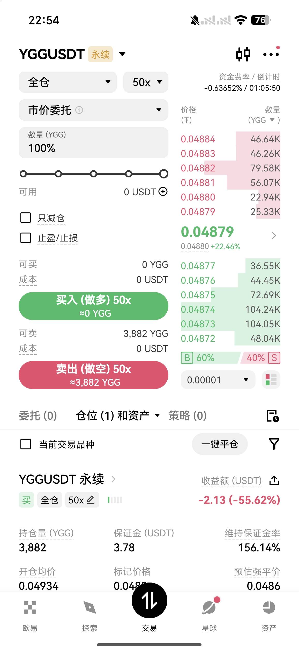 哈哈，我不懂老哥怎么让买多的，这都亏了一半了

26 / 作者:白白爱白羊う / 