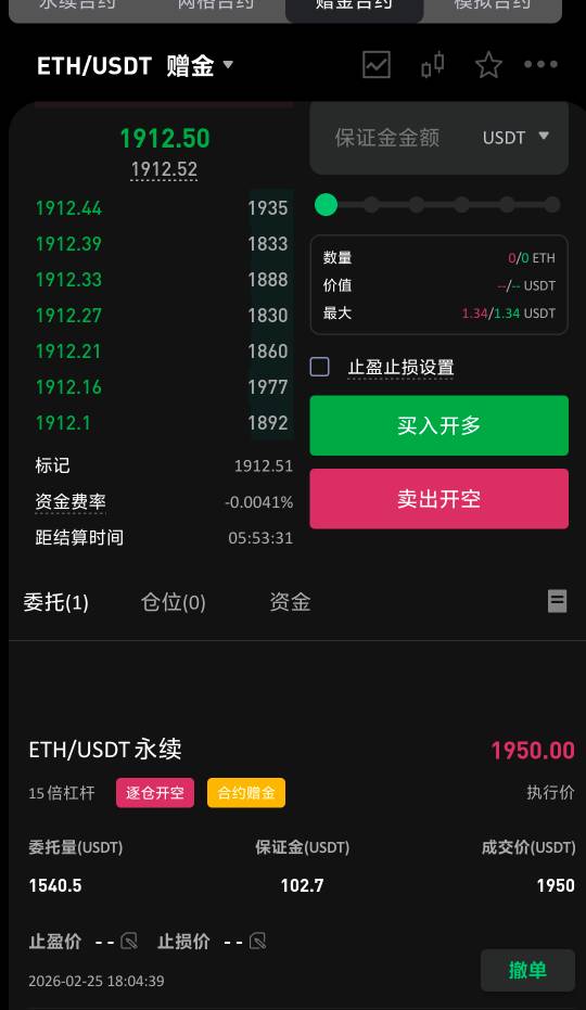 以太坊开空了，开干

36 / 作者:脑袋困 / 