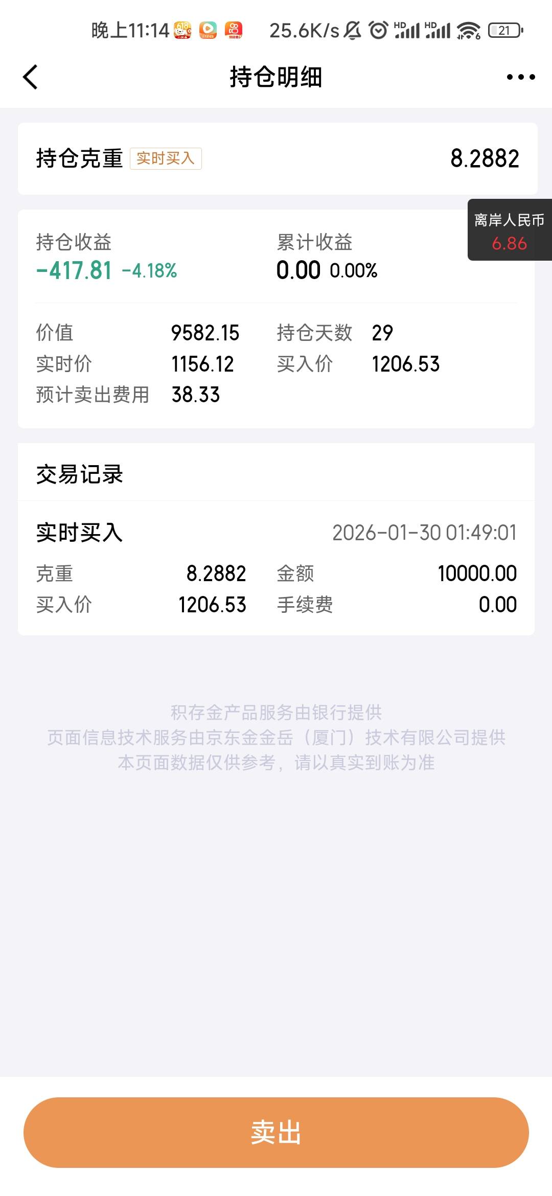 cs拿着不卖就不涨卖了就涨


71 / 作者:木子辰 / 