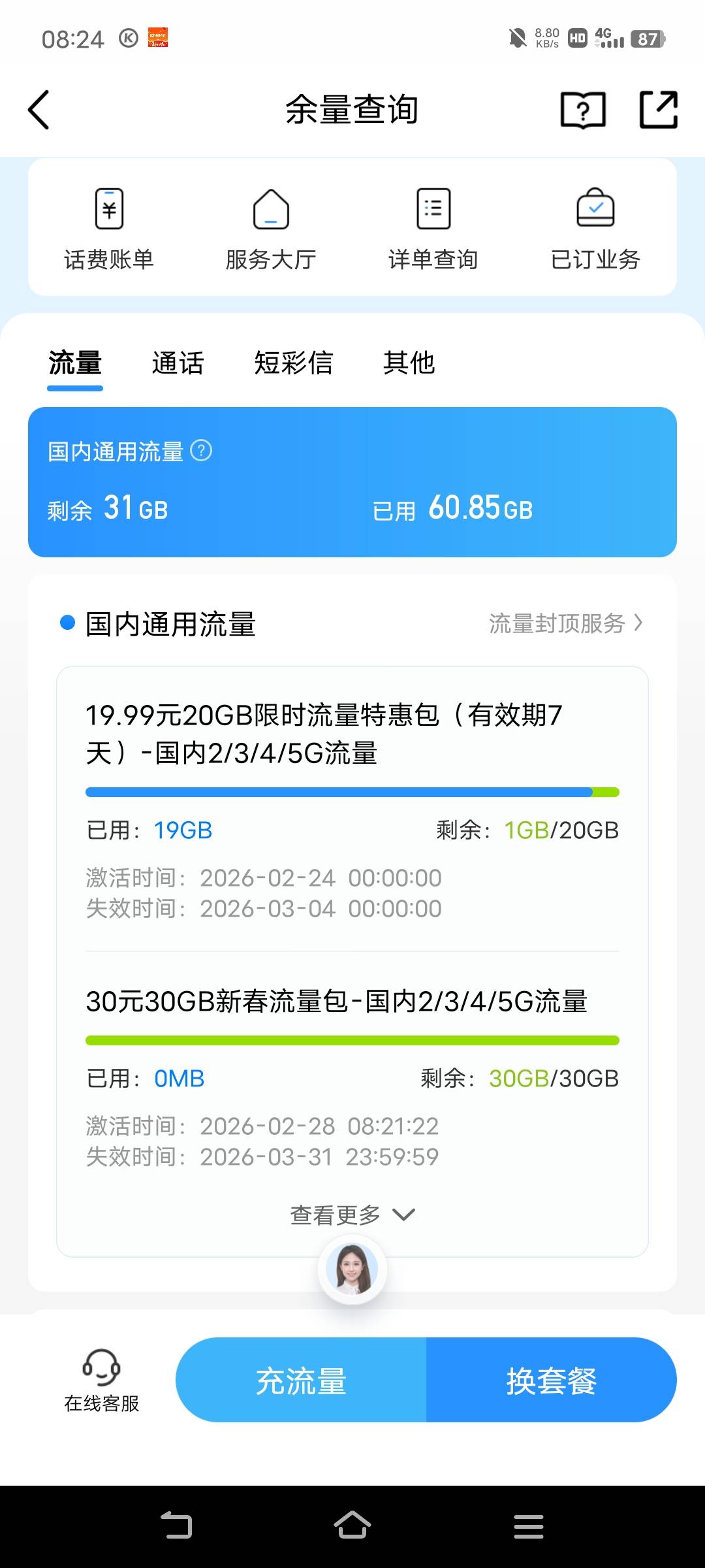 没流量卡真不行，这个月流量都花了100大毛

50 / 作者:摇头眨眼张小嘴 / 