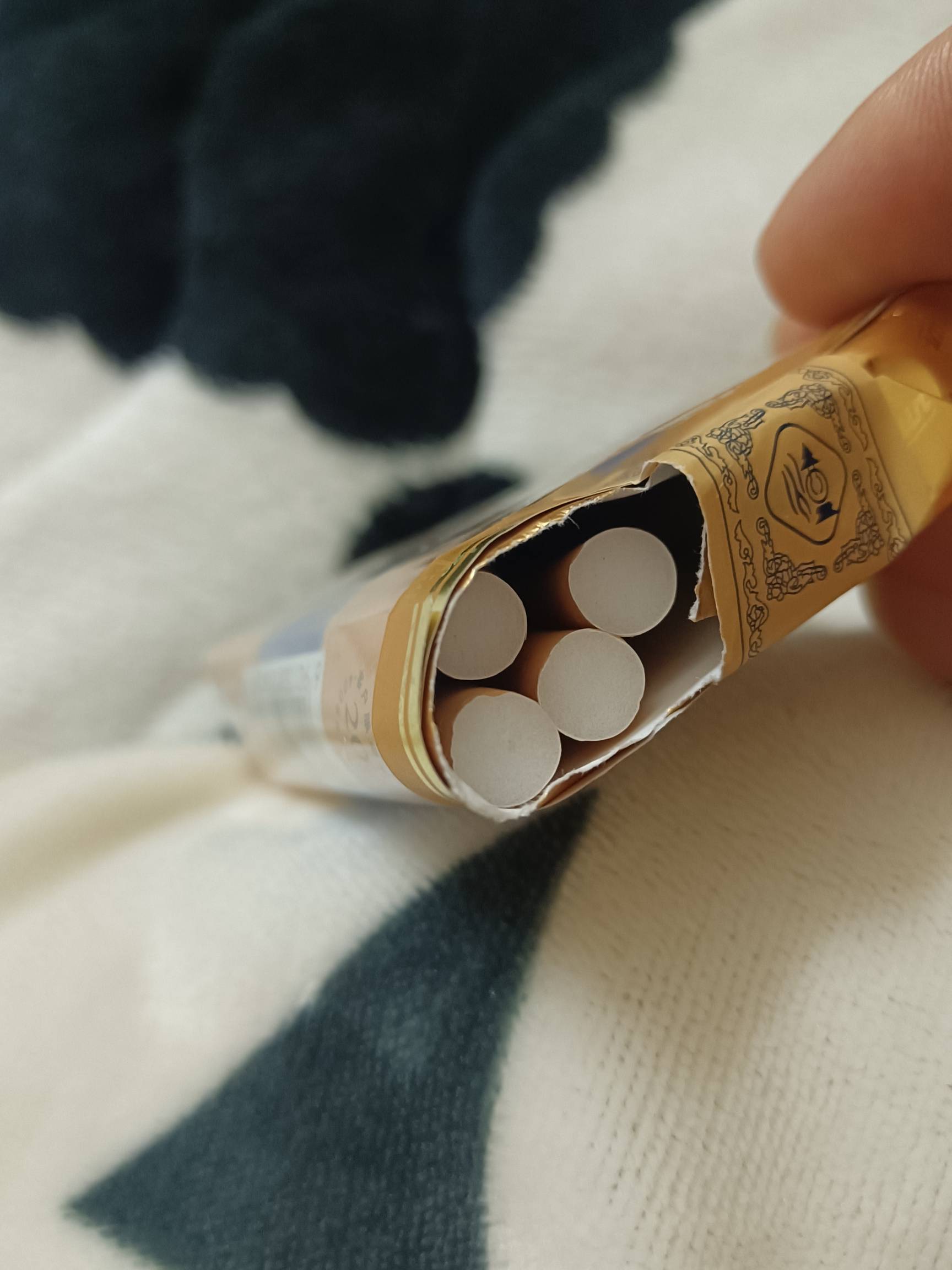 怎么办，还有4支，社恐不敢出去买烟，平时买烟都是去街上买的，村里买的烟很多假的

47 / 作者:挂壁老哥饿了mm / 