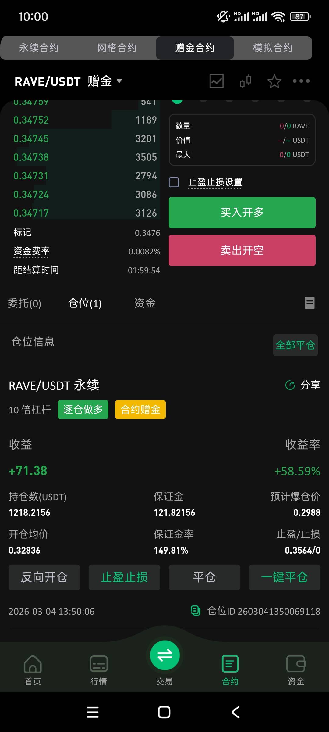 一直在徘徊，又舍不得平仓。

72 / 作者:平淡无奇心德 / 