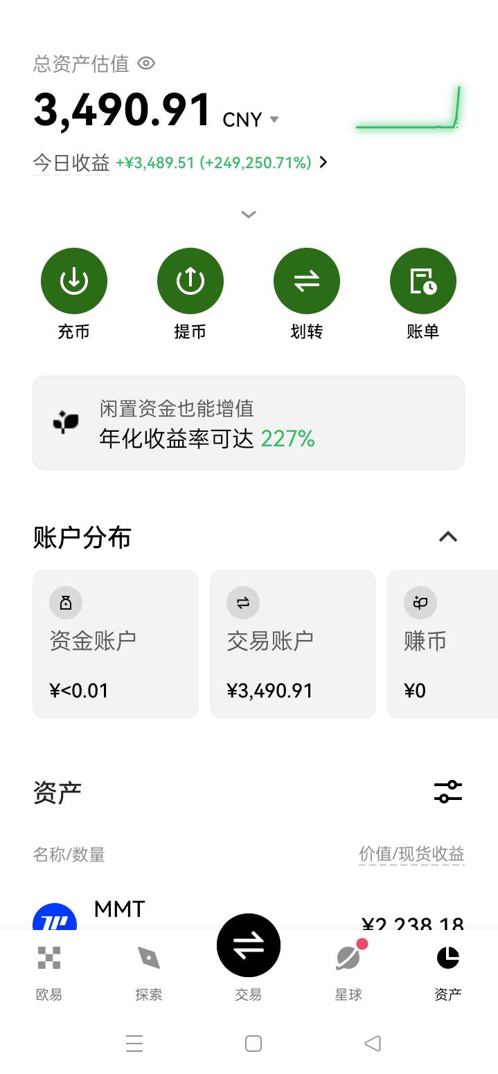 欧易终于好运一次，成功破千。脸黑也有纯春天

16 / 作者:华子拍华子 / 