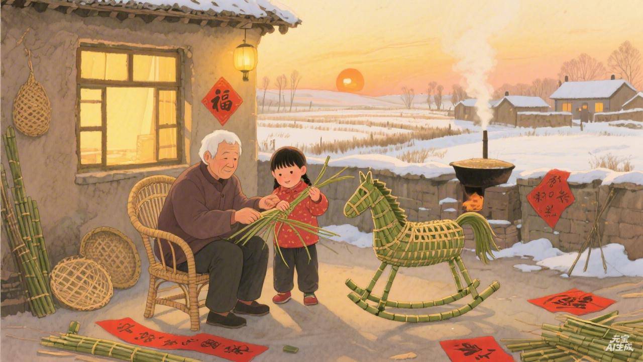 丙午年开春，马蹄声踏破了王家屯的寂静。

村东头的老马拄着拐，在贴歪的春联前站了半79 / 作者:我爱罗c / 