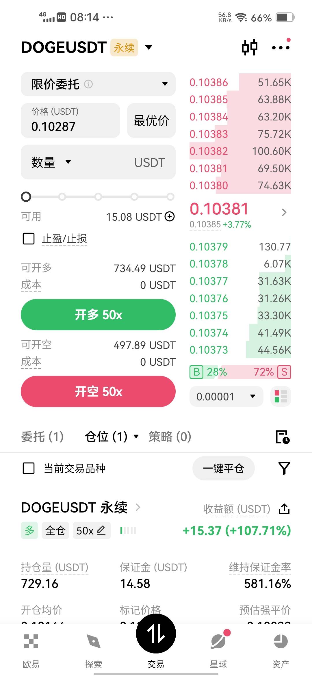 老哥速度去做多起飞了，二饼


34 / 作者:挂壁哥 / 