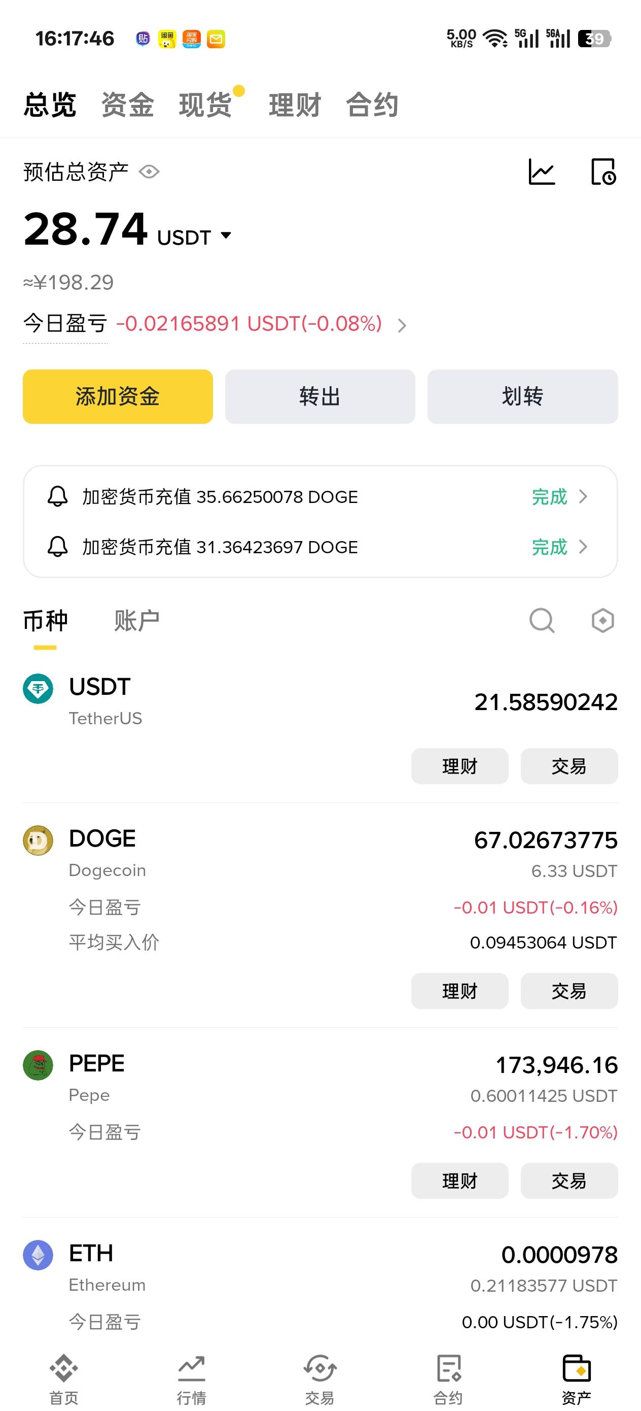 给老哥们丢脸了加上昨天40u总共70u不到



95 / 作者:温暖5188 / 