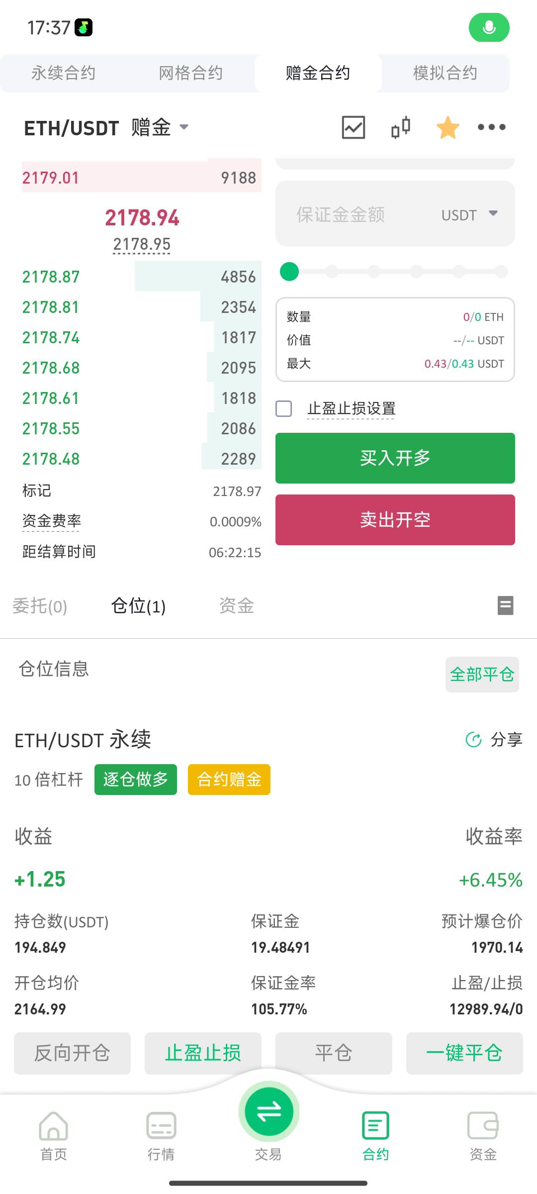 赠金已到位，老哥们啥时候可以做空？

82 / 作者:Khu / 