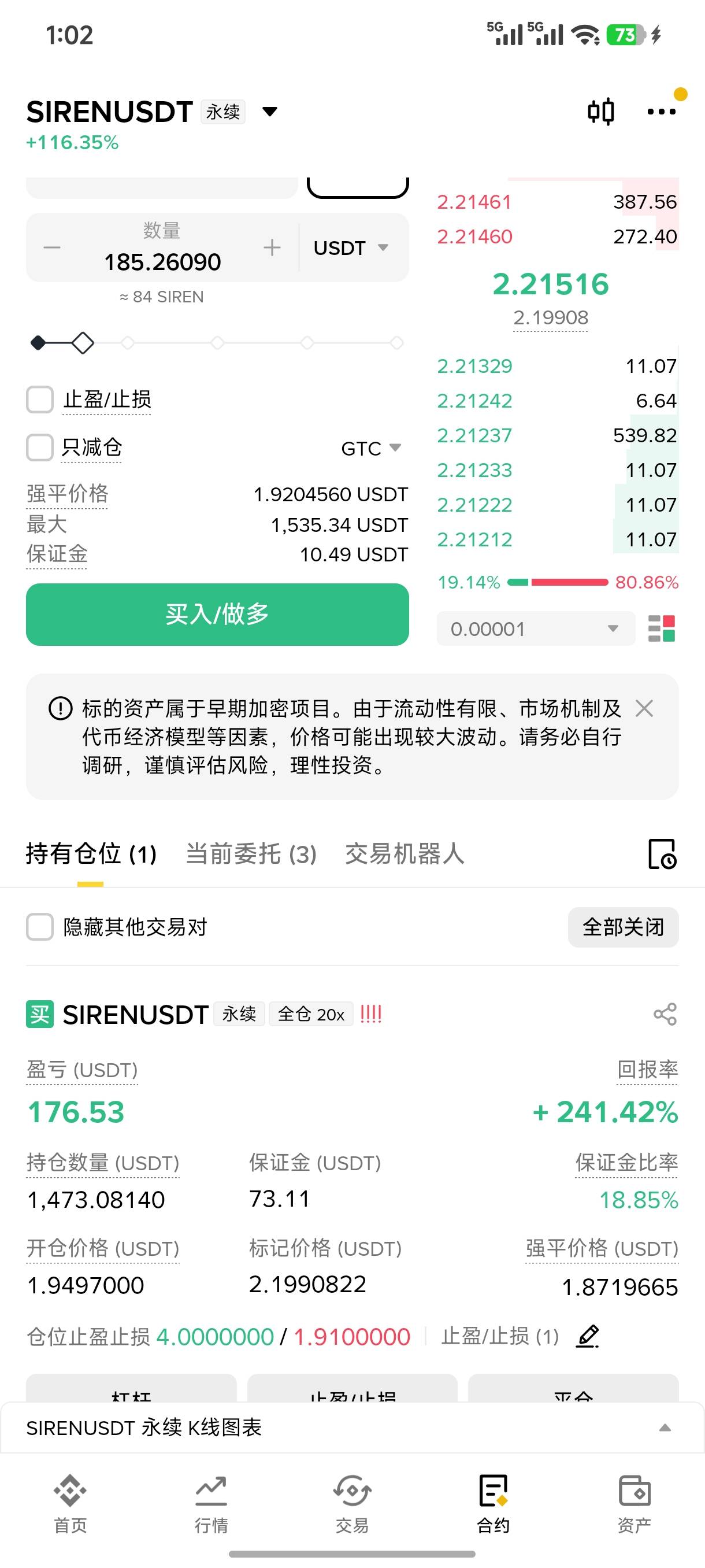 @彩虹卡 老哥，平仓了没有？跌的很厉害啊现在，估计是战术性调整，不要慌。继续拿捏，66 / 作者:努力前行三个 / 
