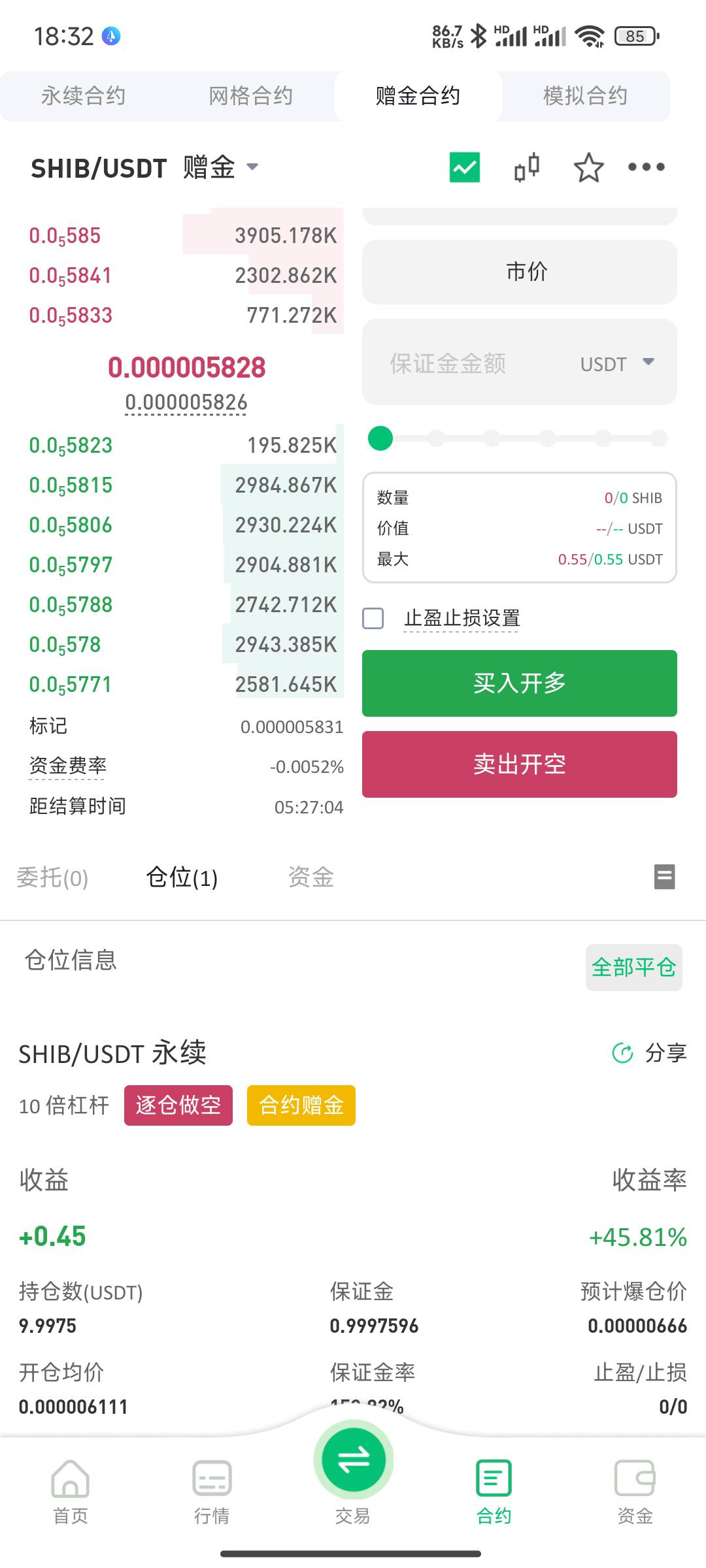 币王月初爆仓，剩下几U被我打上来50，只要来个大行情，还是有机会吃肉的吧

50 / 作者:Khu / 