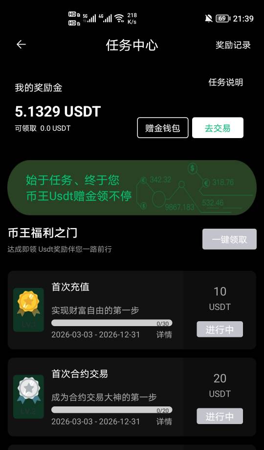 老哥们币王这个任务怎么弄？是给体验券吗？

0 / 作者:挂壁老哥饿了mm / 