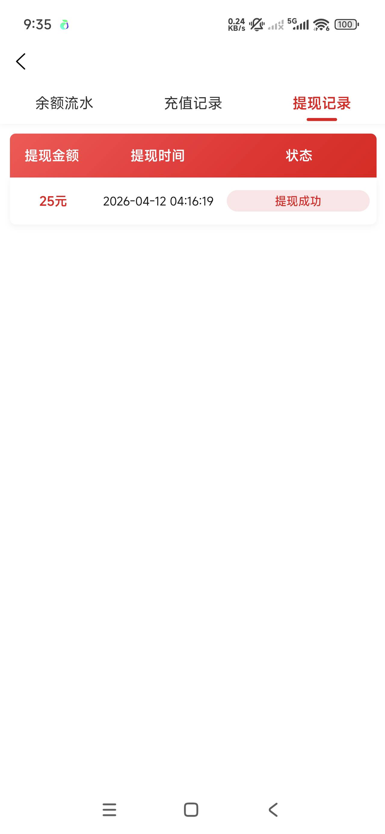 老哥们可以搜下这个。这个一小时就可以提。在今日看点极速版下载的


47 / 作者:李子强 / 