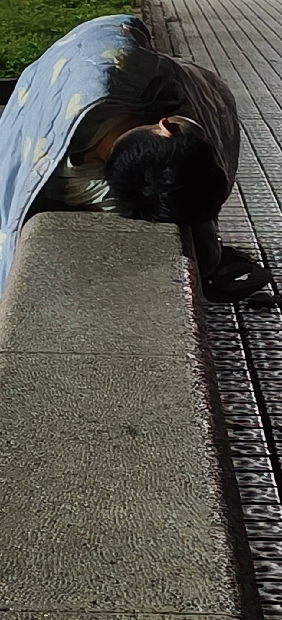 看哭了，挂壁老哥带被子躺在公园

82 / 作者:扛不住了老哥们 / 