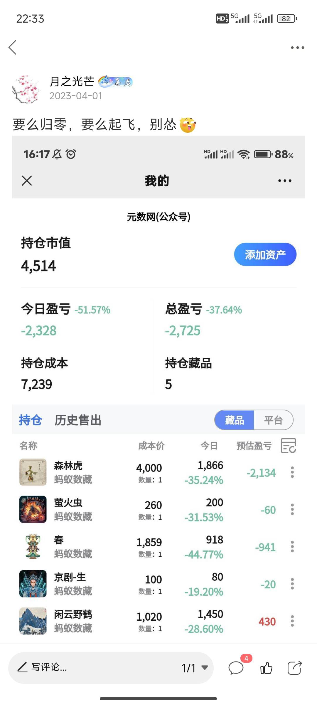 归零了

54 / 作者:月之光芒 / 