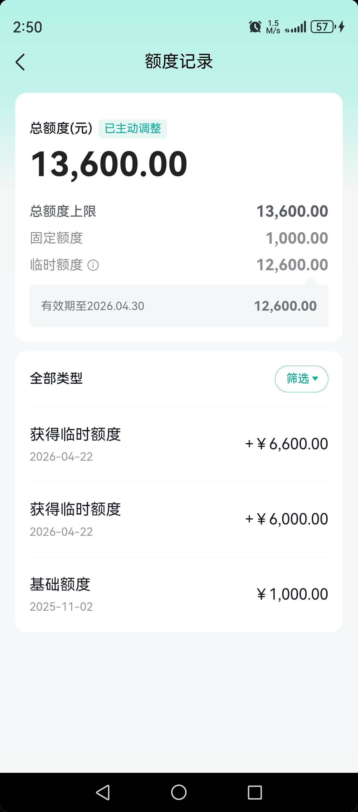 抖音月付又卡一台，现在什么行情，用小号卡的，提了6000临时额度，256白色

92 / 作者:天空257 / 