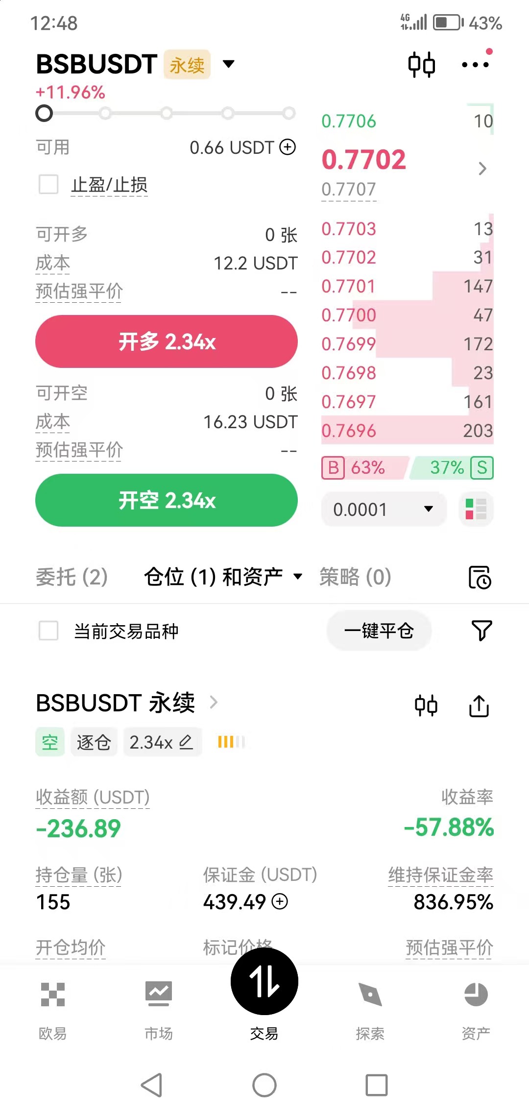 天天亏，真的累了，外汇休市，玩山寨



47 / 作者:哈哈大爷 / 