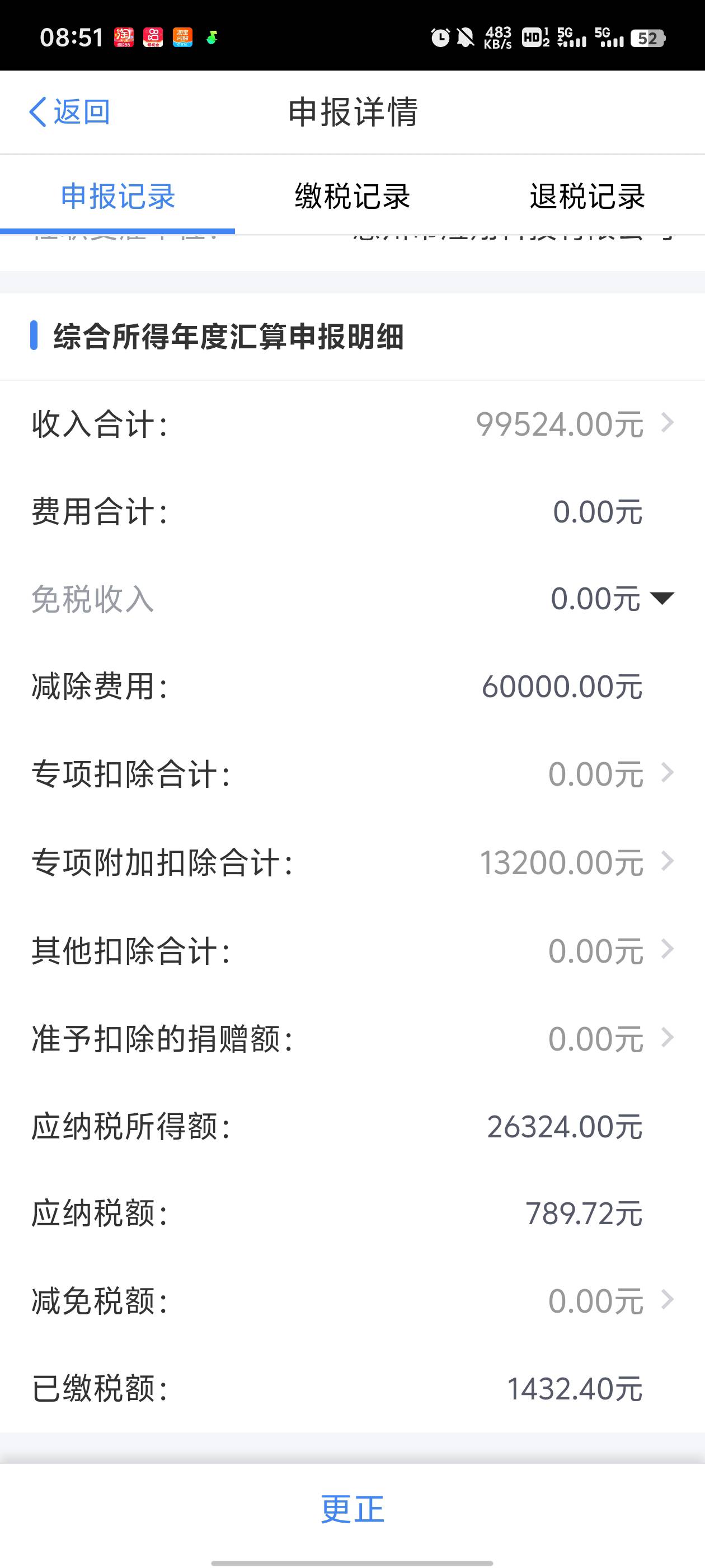 去年退了600块钱税。还有800退不了！！！
租房填了还有啥其他办法没老哥们

38 / 作者:无邪123 / 