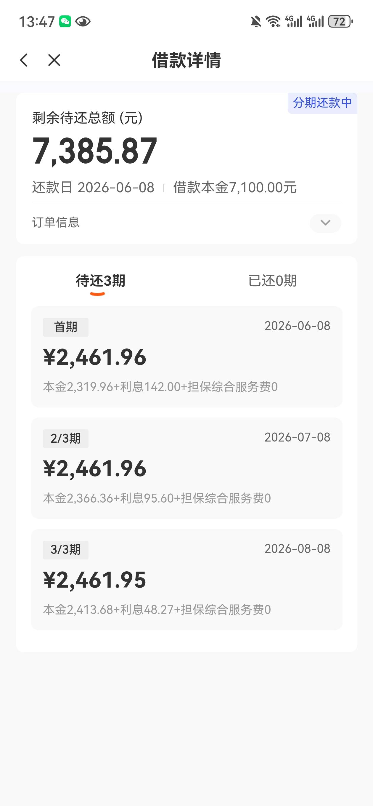 好消息，橙心贷协调额度第七次终于下款了，坏消息拦截不了一点，他.。三秒，我都没反29 / 作者:萌几几 / 