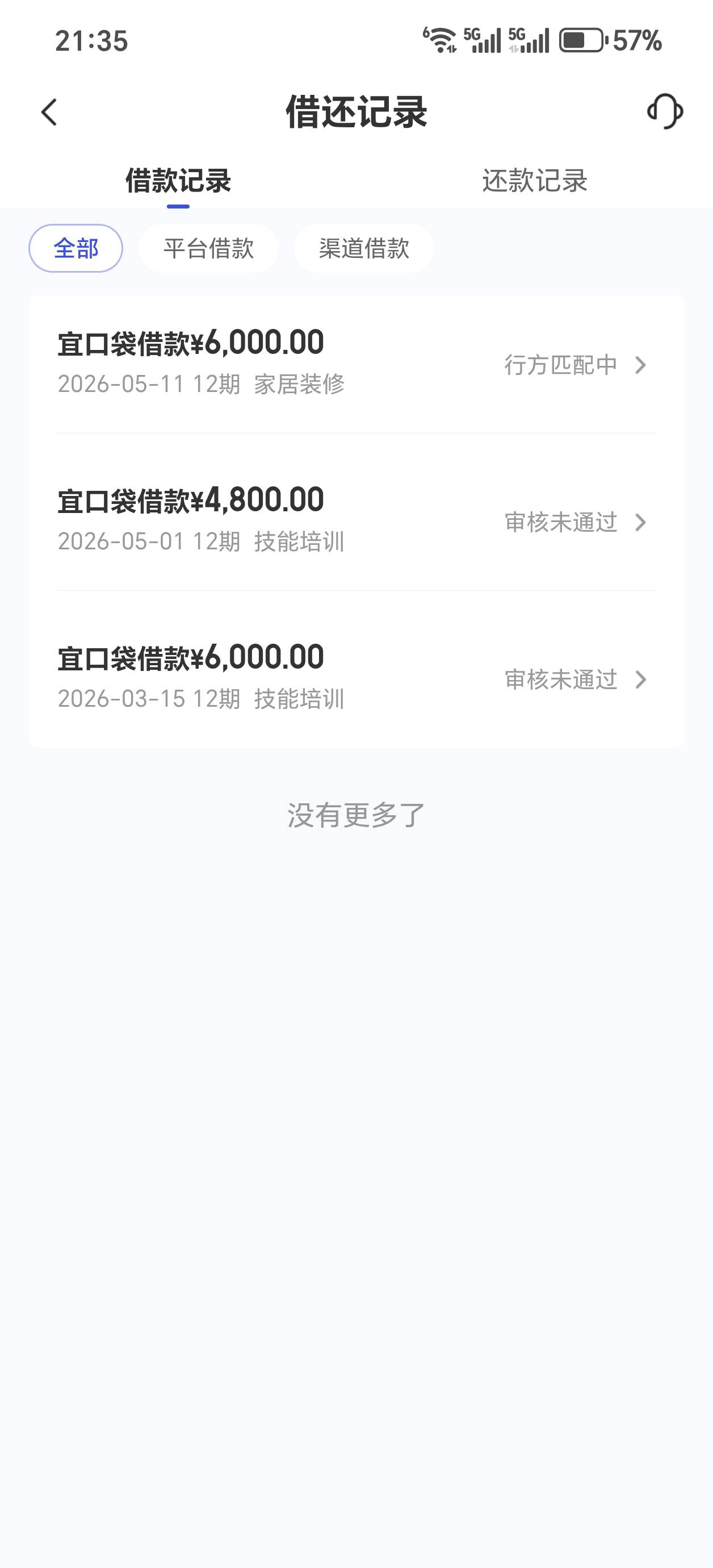 下午找老哥拿的中介码，申请了也是20000额度然后试了4800 ， 现在突然到账4800了APP里47 / 作者:麒麟才子世无双 / 