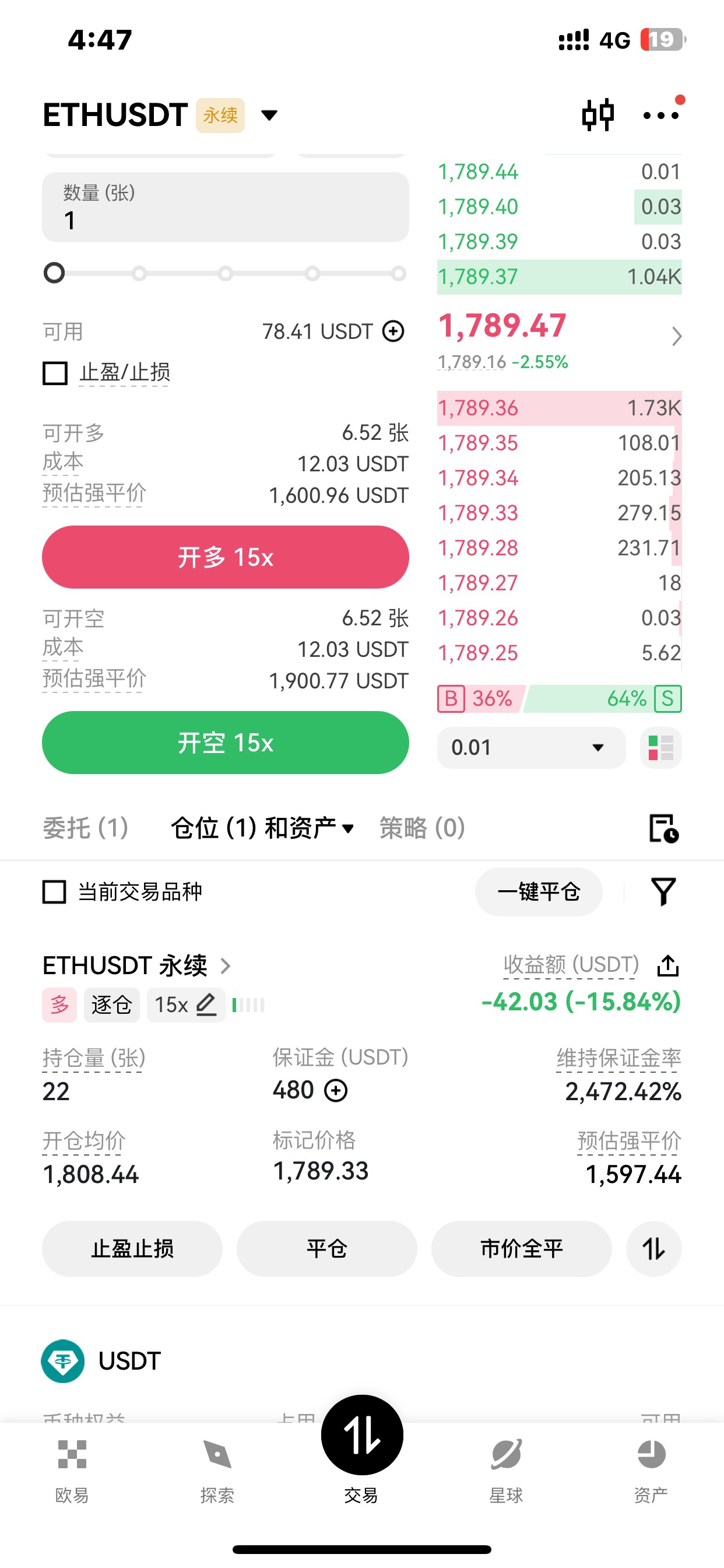 又T住了，太太这么弱吗？根本不反弹

27 / 作者:哈哈大爷 / 