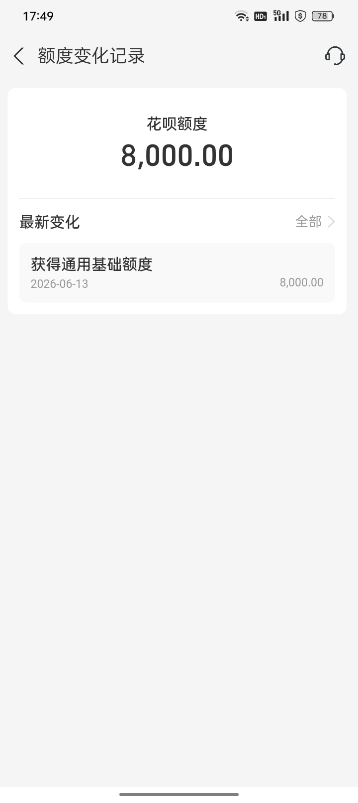 我去 花呗给了8000额度 ，400额度去年主动关闭就再也开通不了了 今天看了一下直接给了86 / 作者:采菊花的小黄瓜 / 
