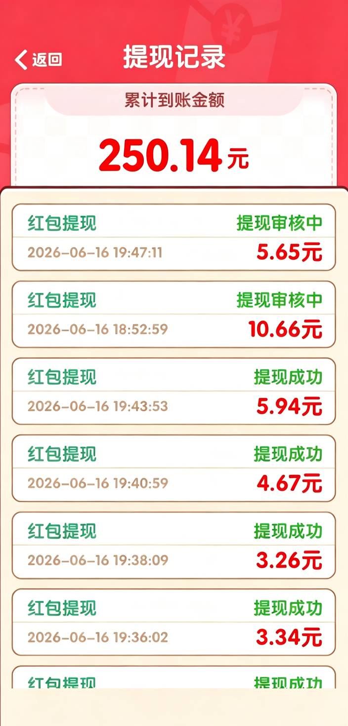 太残暴了一个广3块薅了250



67 / 作者:三朵桃花 / 