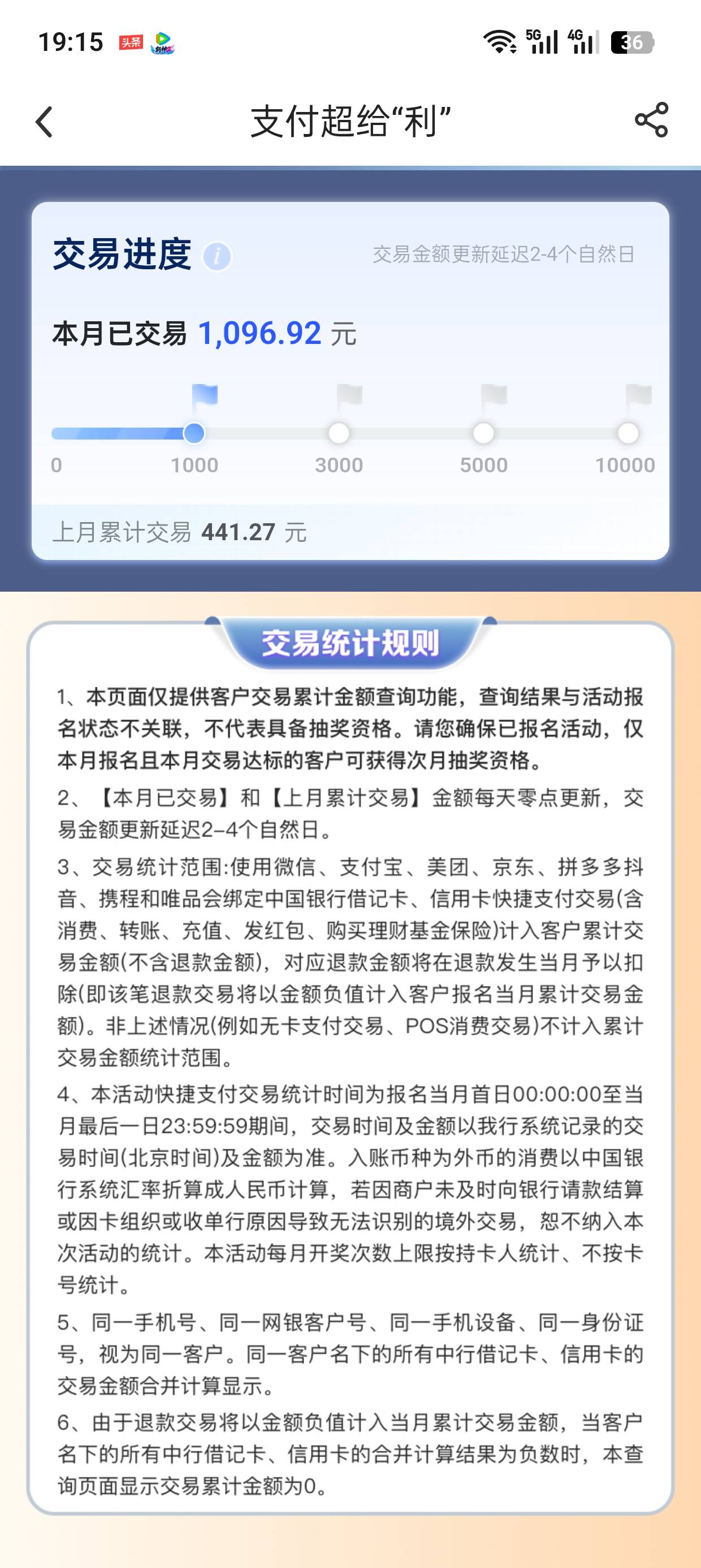 老哥们中国银行支付超给礼，转账银行给别人算符合条件吗？
72 / 作者:温酒煮书生 / 