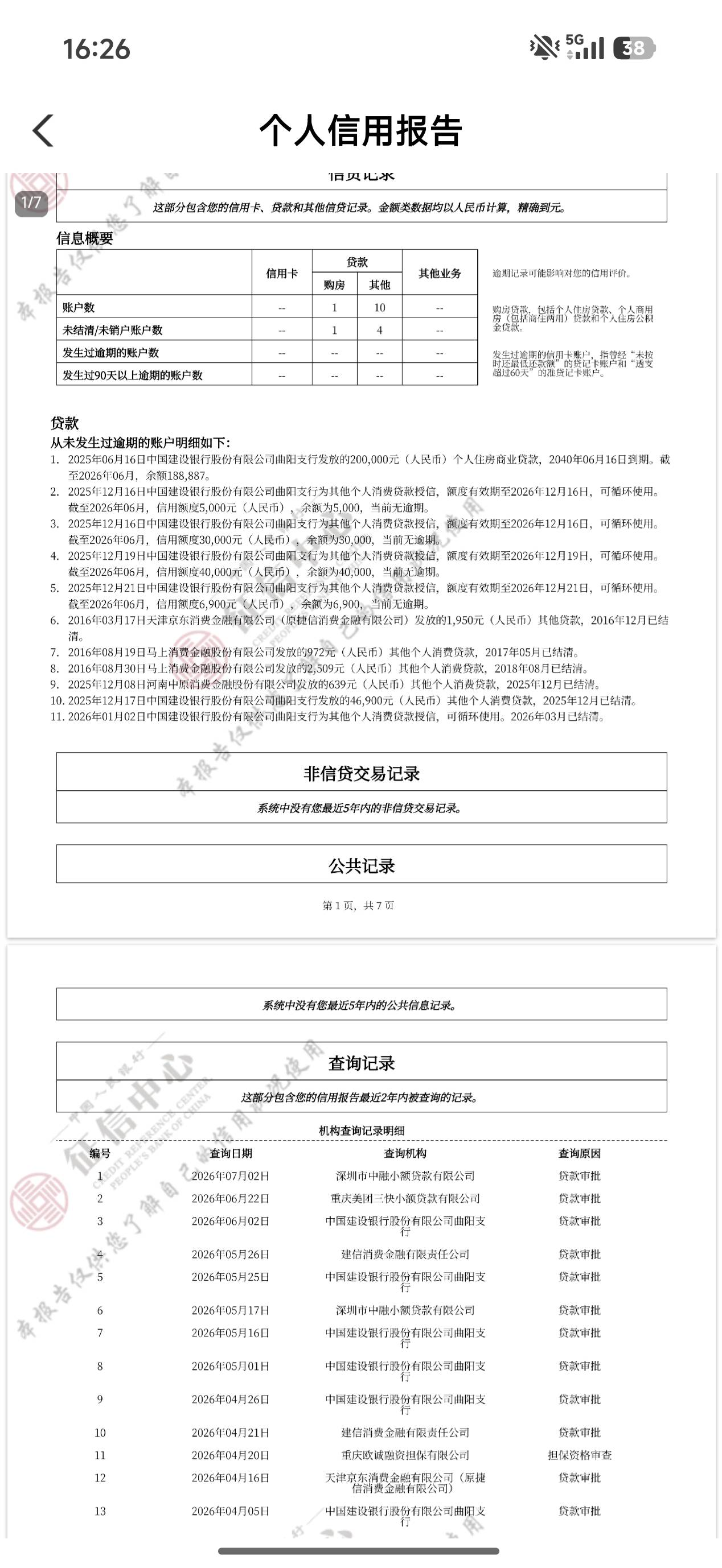 我这征信，没啥希望了

31 / 作者:取个啥啊 / 