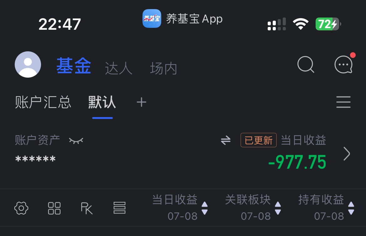 基金7月到现在老哥们亏多少了
59 / 作者:素质低下 / 