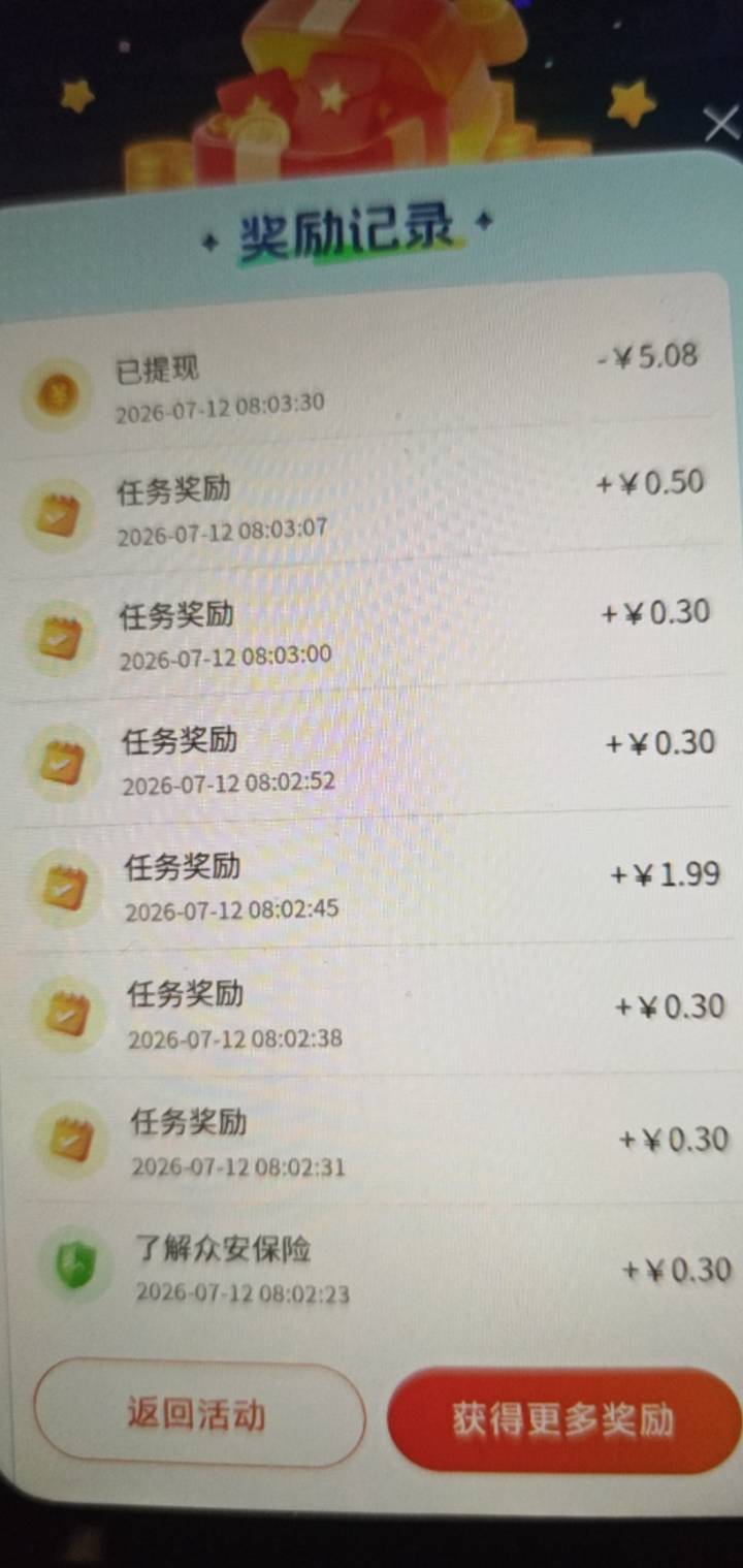 众安保险，7天保险这个活动不卡点抢，直接就能提，一日4+ 拉满，618那个要卡整点抢。54 / 作者:顺风耳 / 