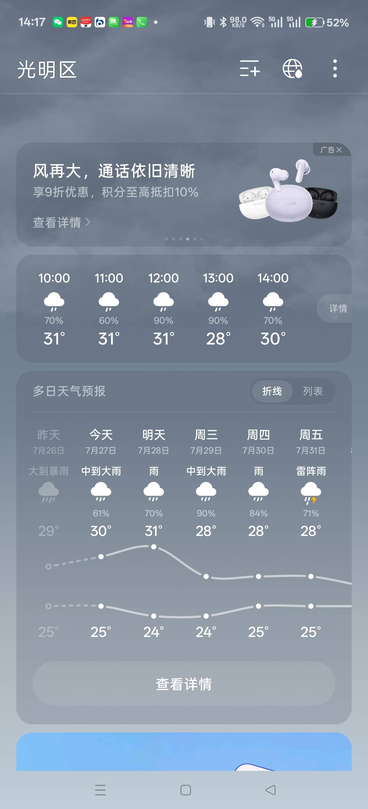 深圳这个天真牛匹，昨天还狂风暴雨有点冷，今天就大太阳热的受不了


1 / 作者:电竞经理回电 / 