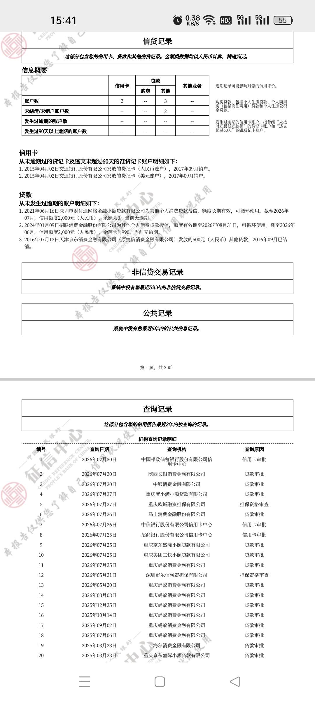 这征信报告，什么信用卡好下，现在申请2家都是秒拒


33 / 作者:国际服 / 
