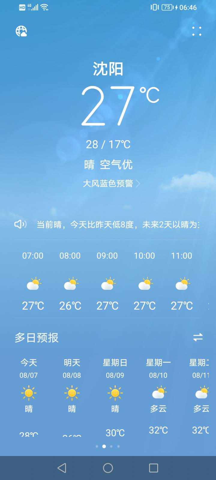 好几宿半夜热醒，终于熬出头了，小北风吹起来了，凉快了，

86 / 作者:上来看看 / 