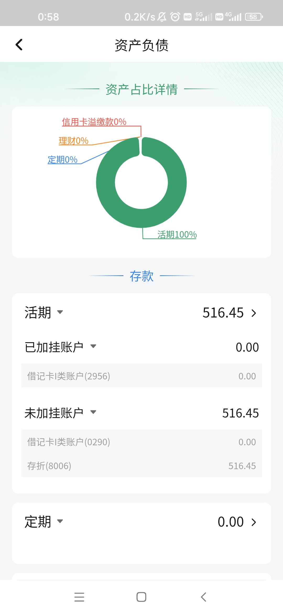 农信app更新了，竟然看到有张未加挂1类和存折还有余额？什么情况完全不知道。。明明我91 / 作者:卡农最长 / 
