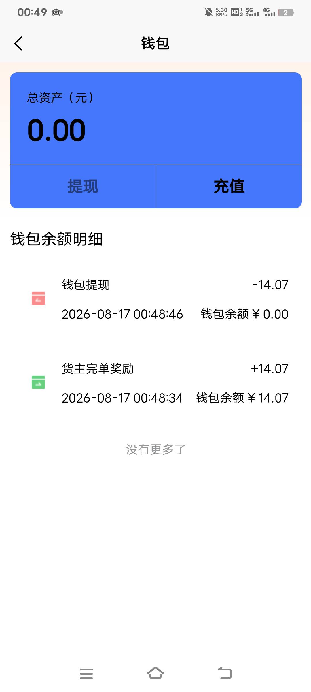 感谢老哥的货主APP，破零了

77 / 作者:盐枝柚梨 / 