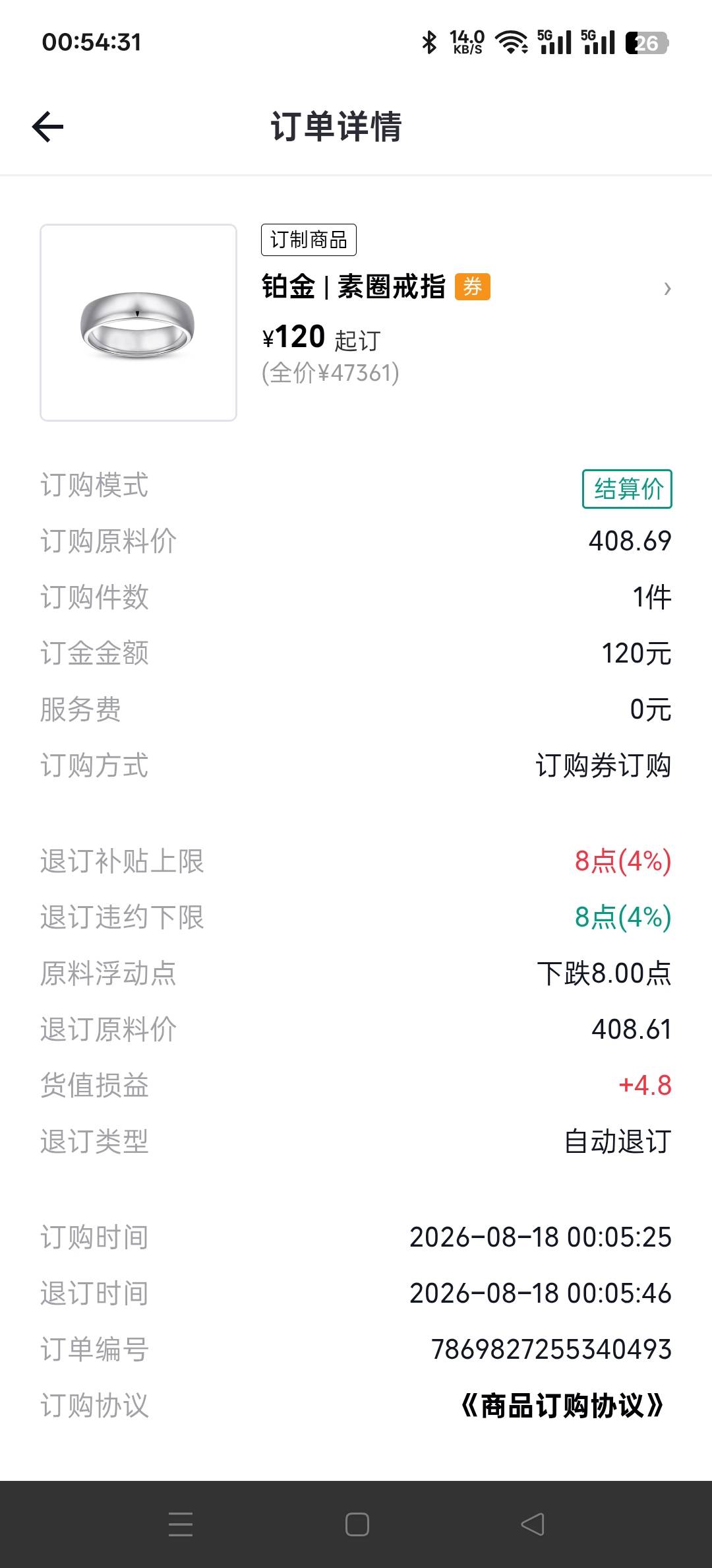 研值120的券又润了4.8

78 / 作者:wcc520619 / 