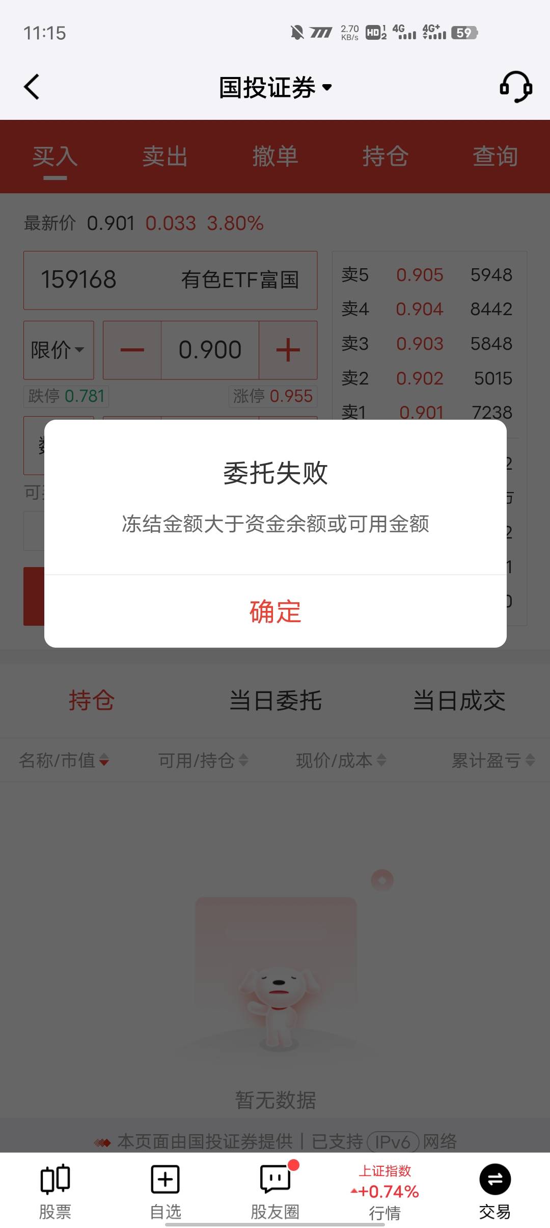 我转了95进去为什么还是买不了，有没有老哥见识广的

87 / 作者:GK陈 / 