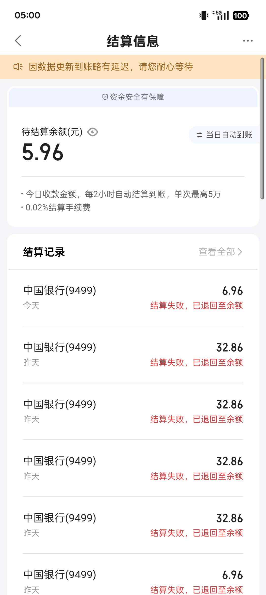 意外发现还有一笔钱，自从选了那个.当日结算‘’后，卡就出问题了，8月7日到8月23日就93 / 作者:长大再爱 / 